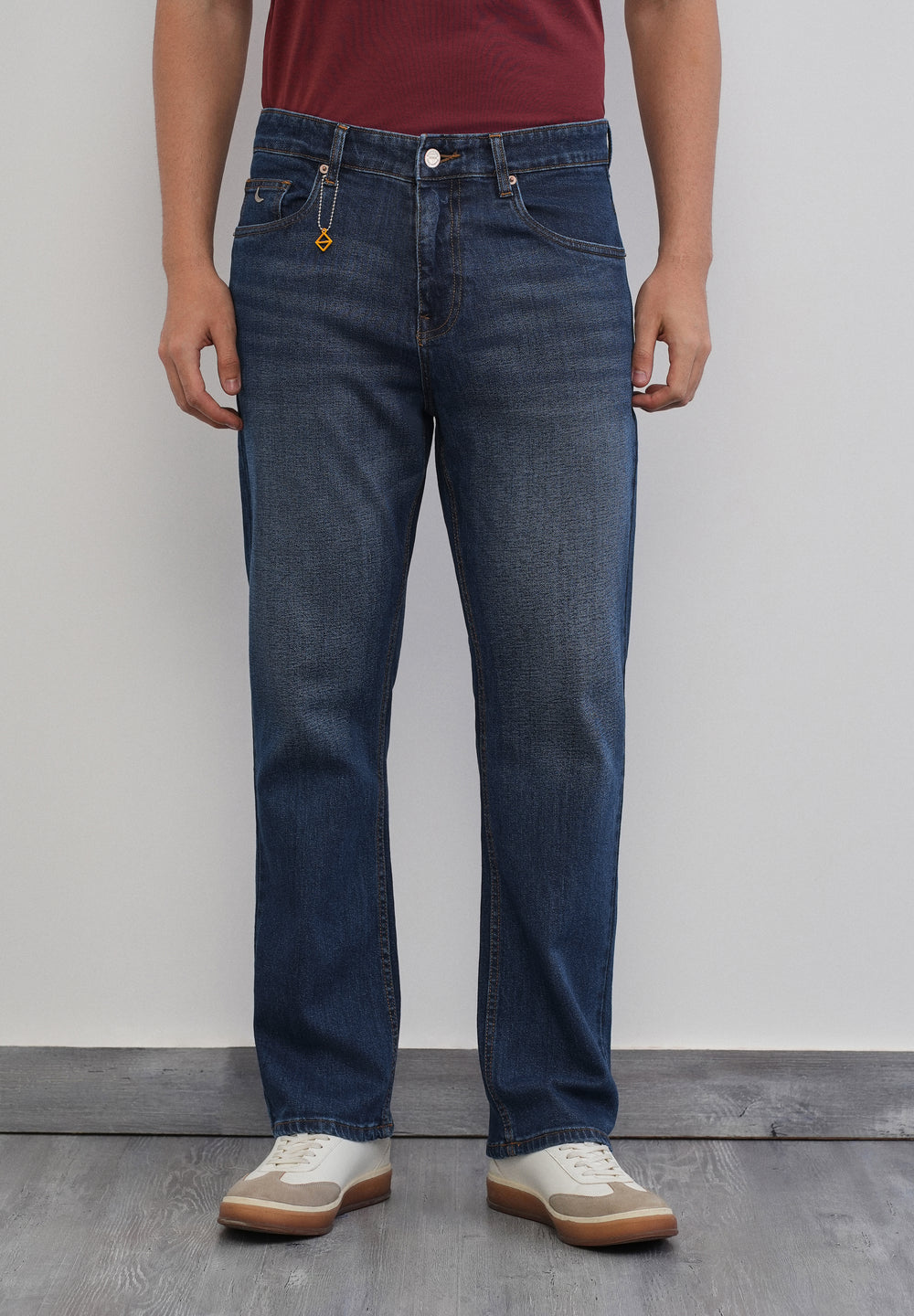 Timeless Blue Straight Fit Jeans