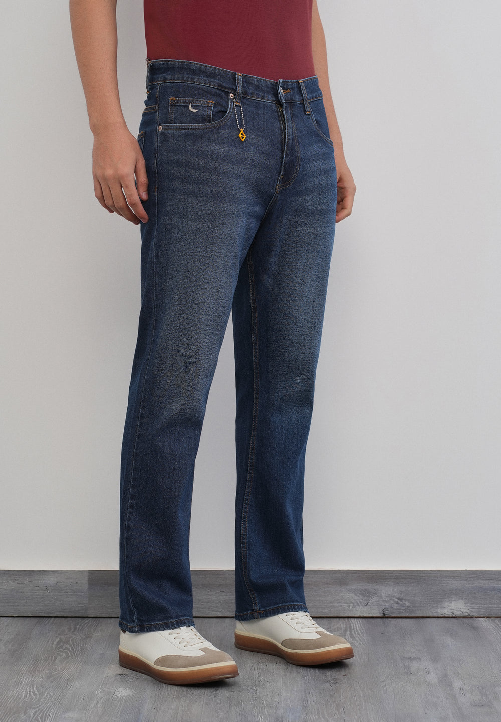 Timeless Blue Straight Fit Jeans