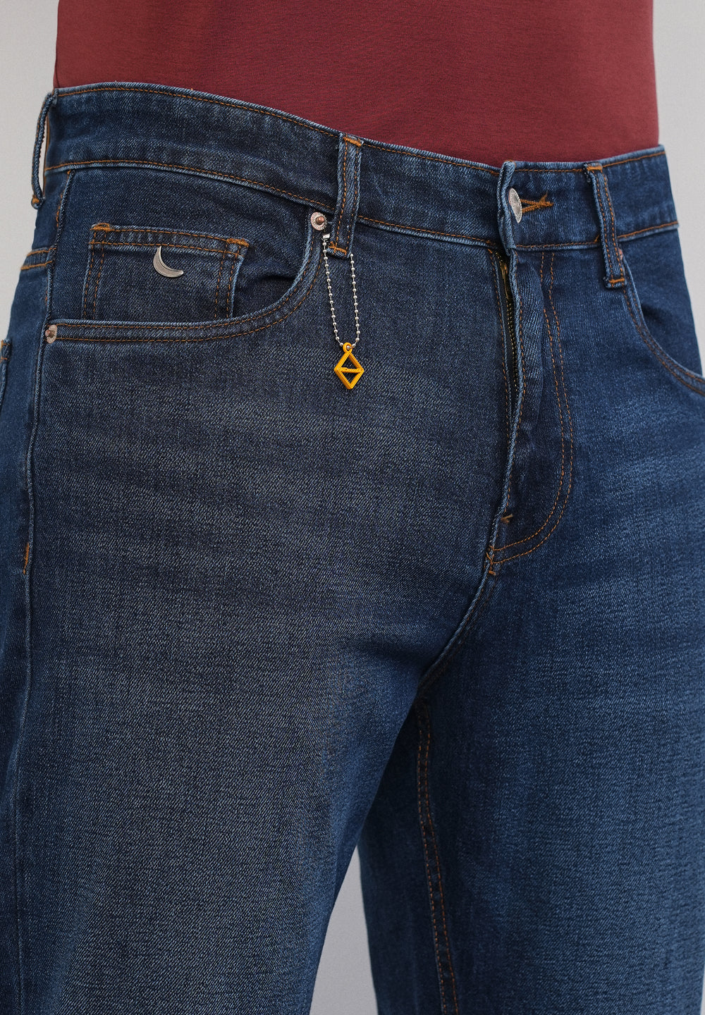 Timeless Blue Straight Fit Jeans