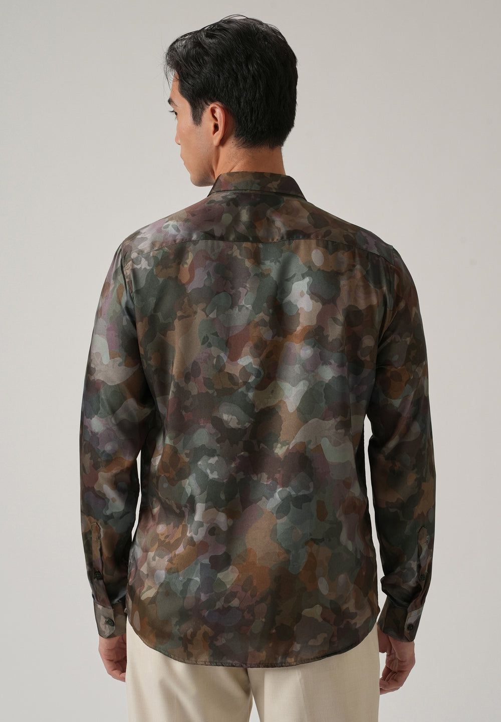 Tonal Camo Print Shirt