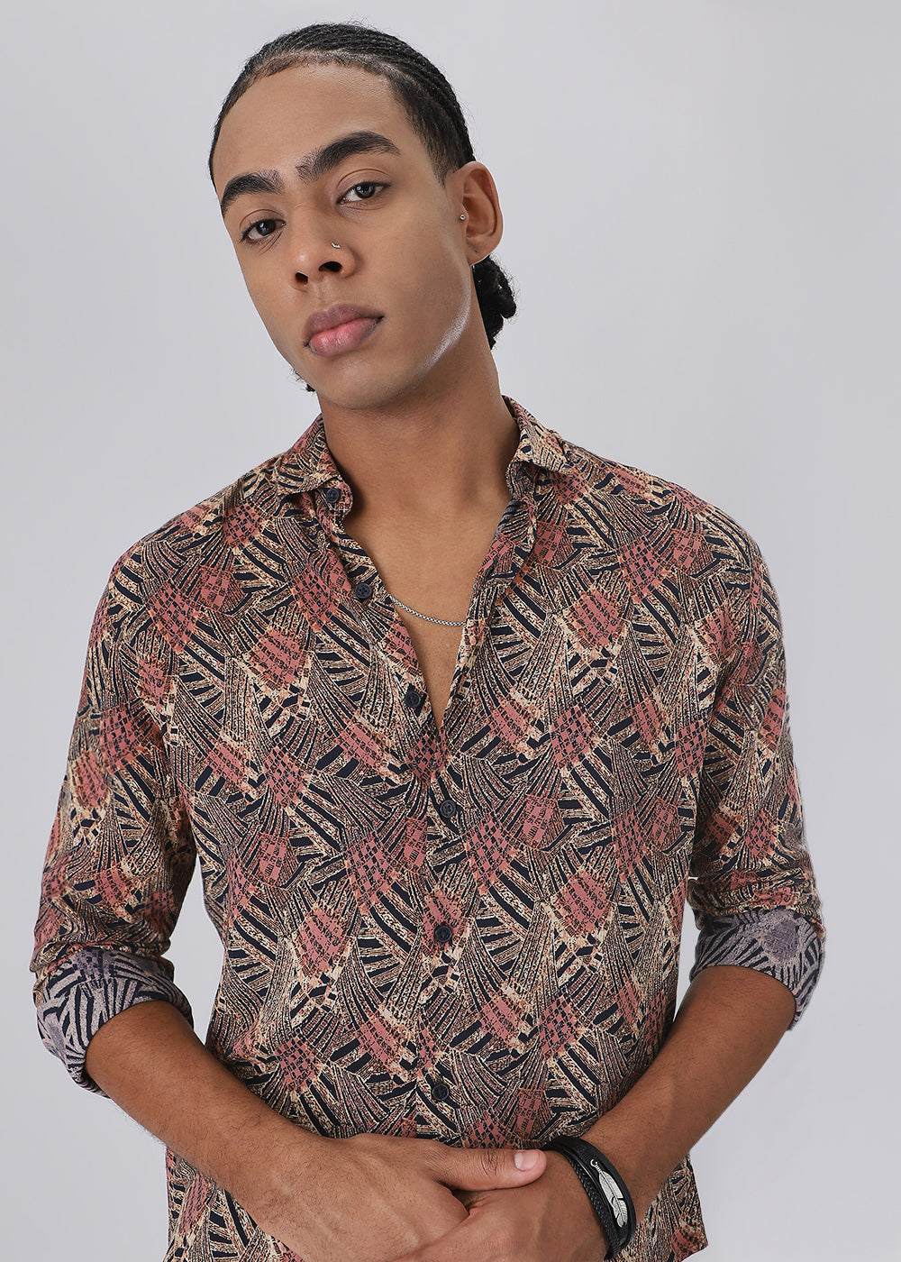 Tranquil Tendrils Feather Shirt