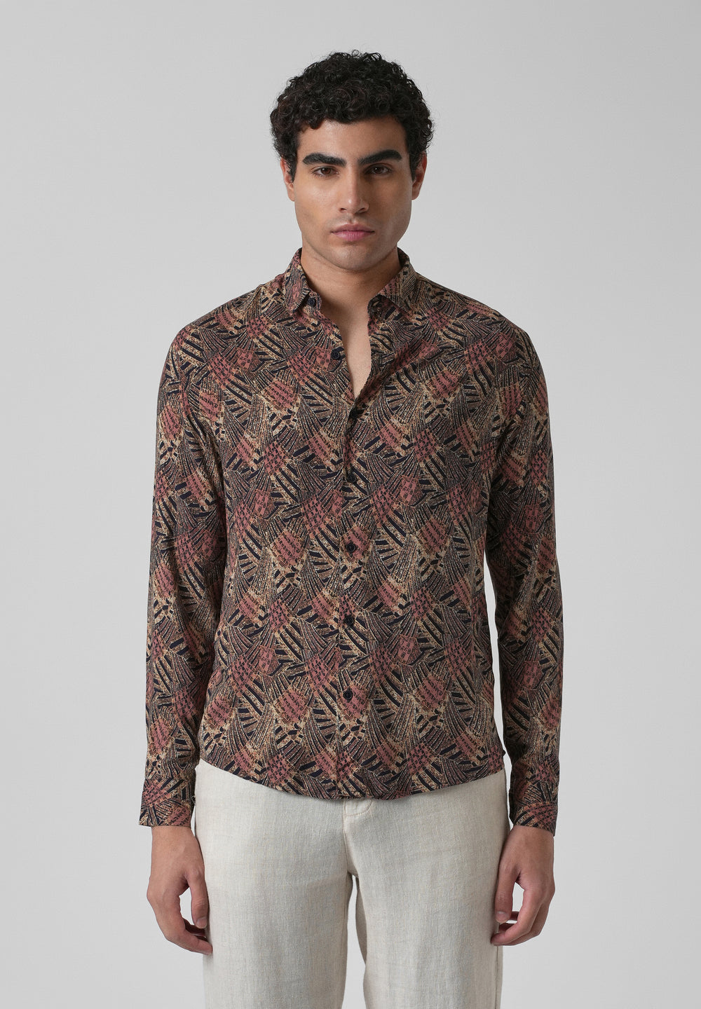 Tranquil Tendrils Feather Shirt