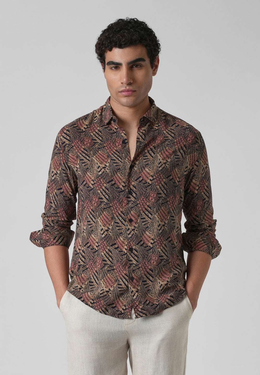 Tranquil Tendrils Feather Shirt