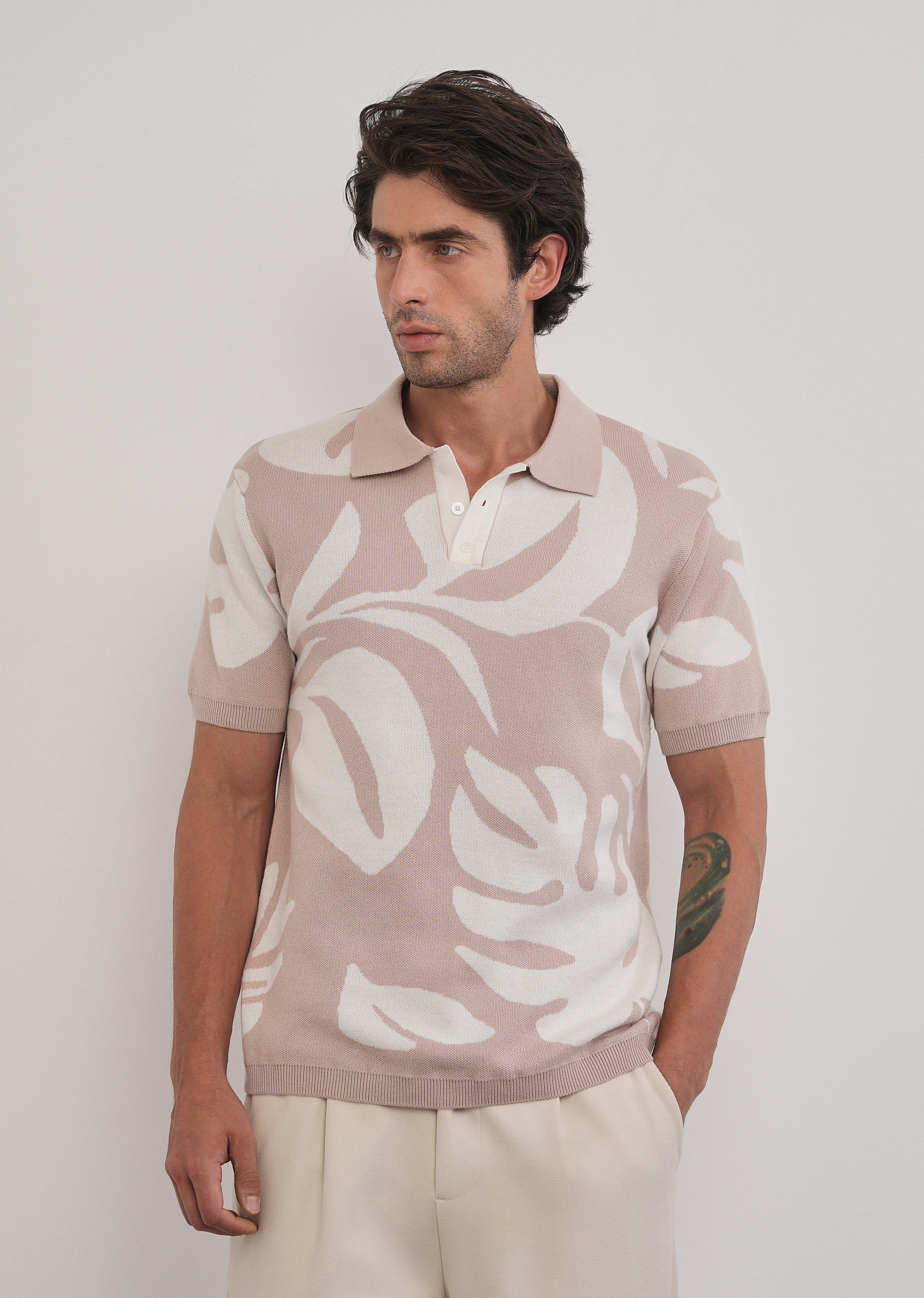 Cotton Tropical Knitted Polo