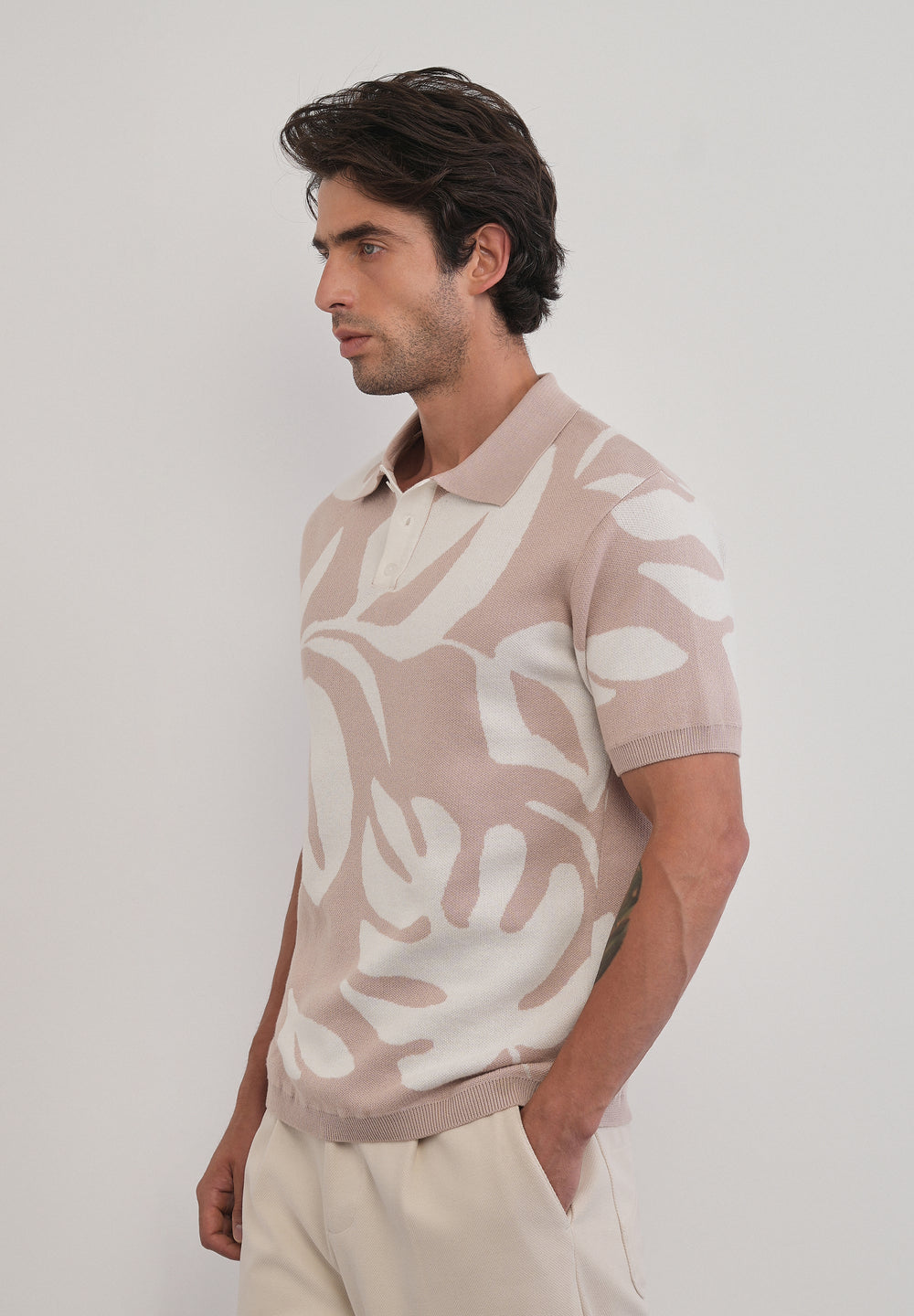 Cotton Tropical Knitted Polo