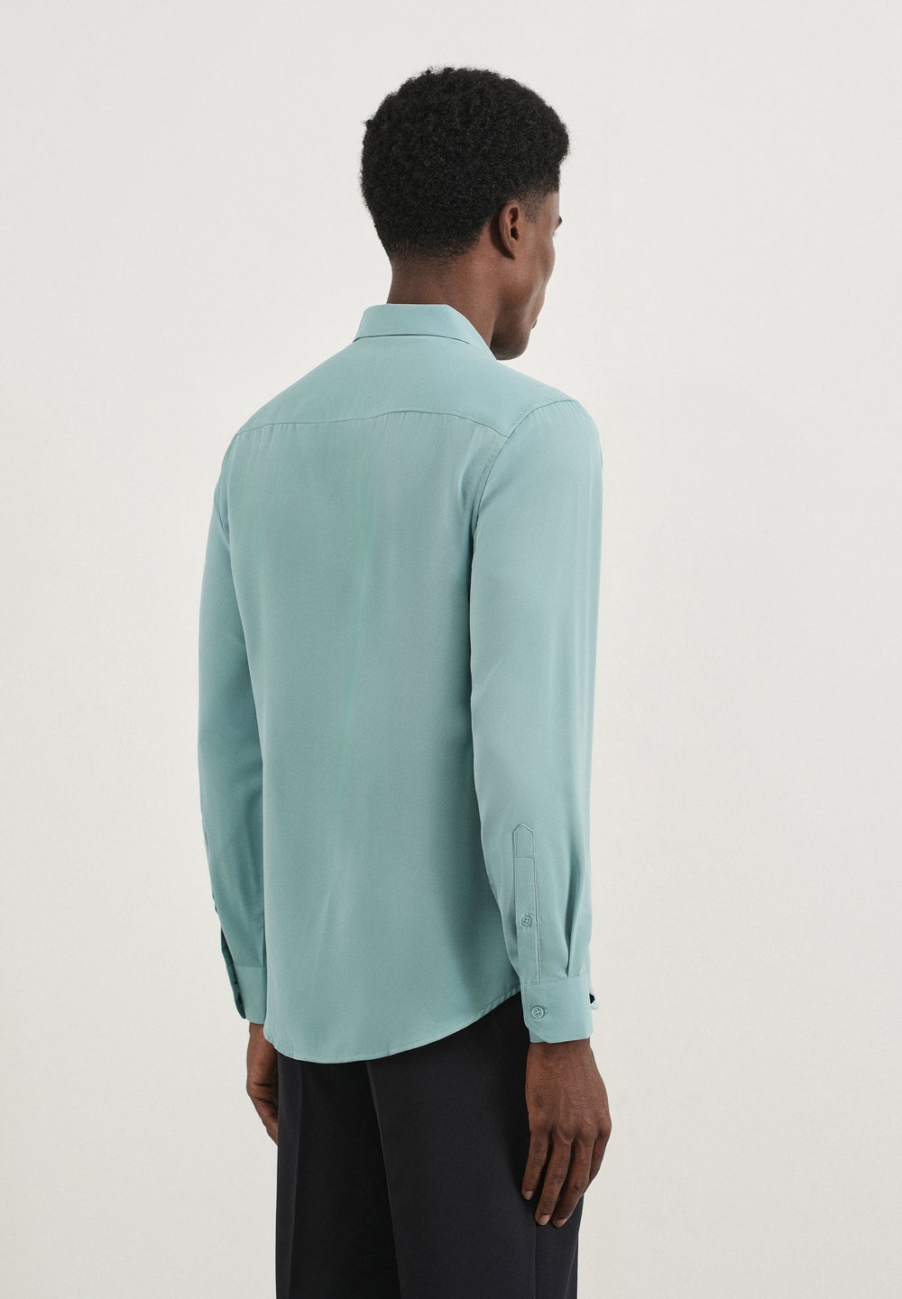 Turquoise Fluid Soft Shirt