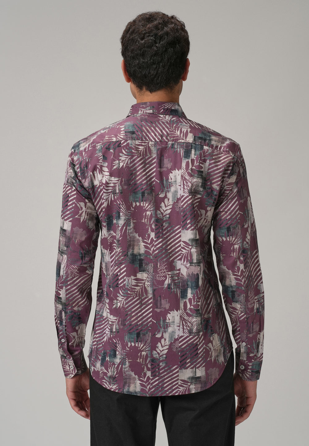 Twig Leaf Printed Shirt