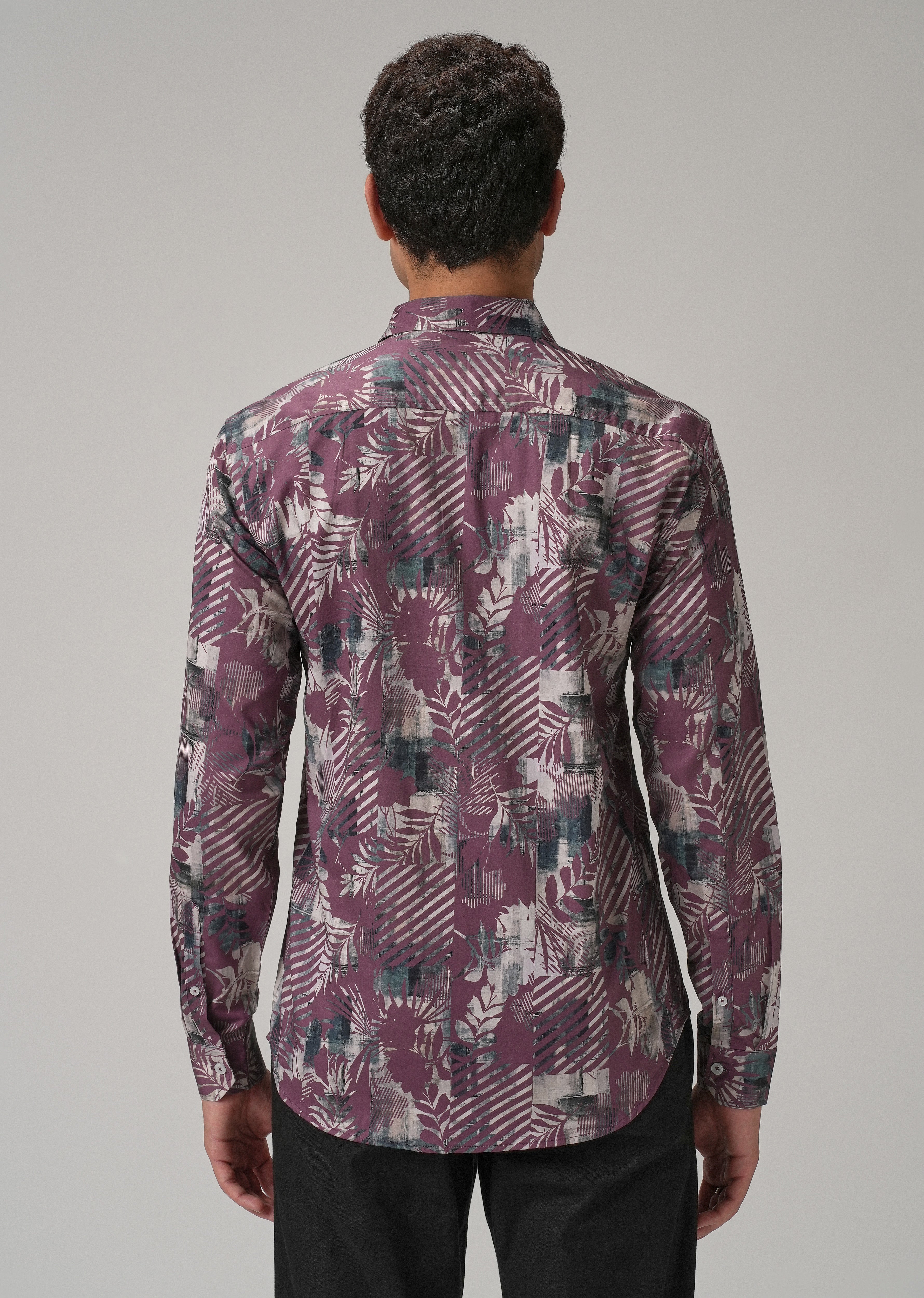 Twig Leaf Printed Shirt