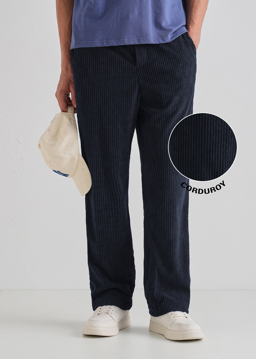 Twilight Blue Corduroy Pant - Main Image