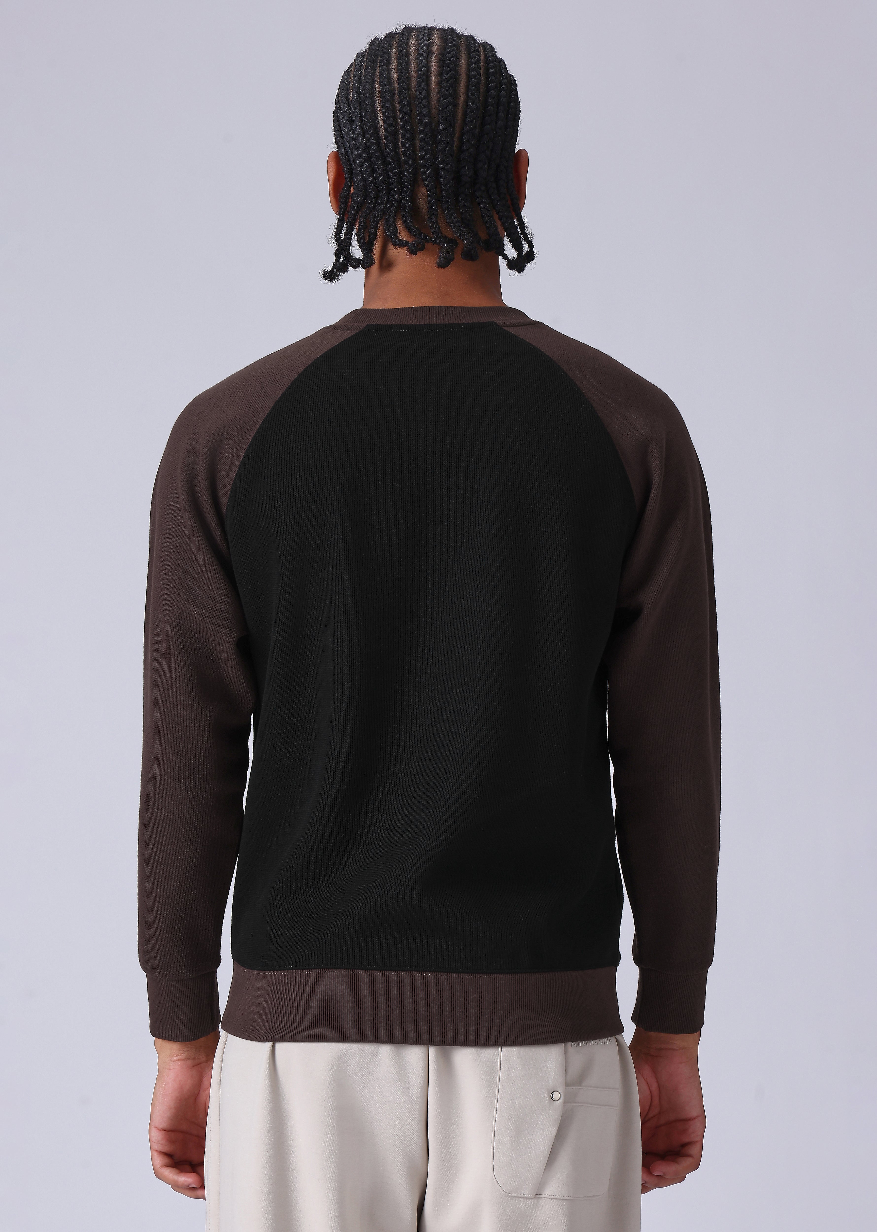 Typography Brown Sweatshirt