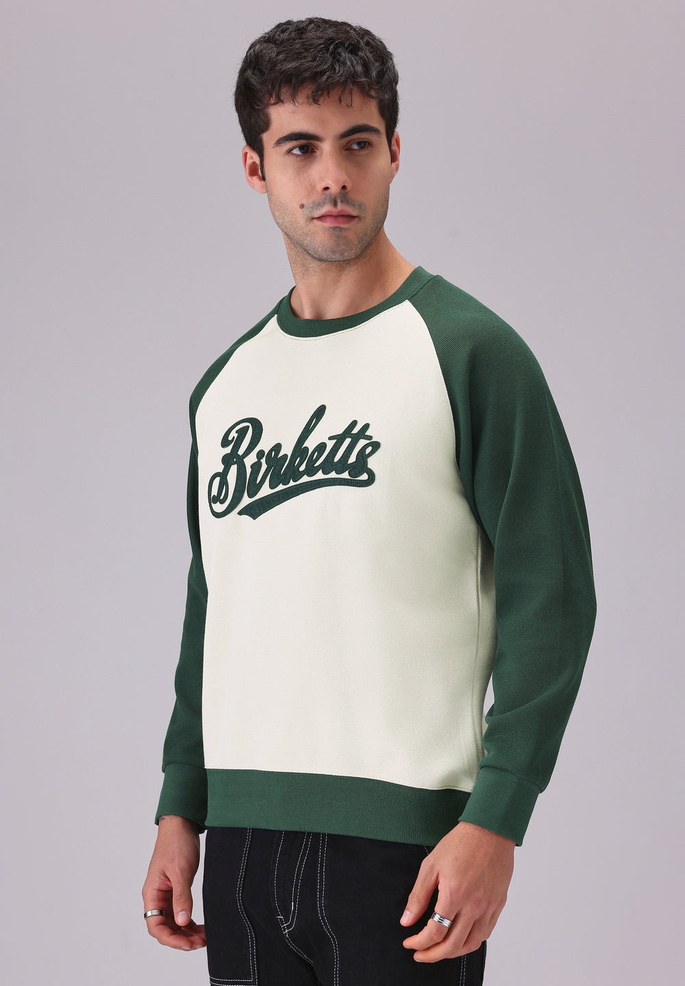 Typography Green Sweatshirt