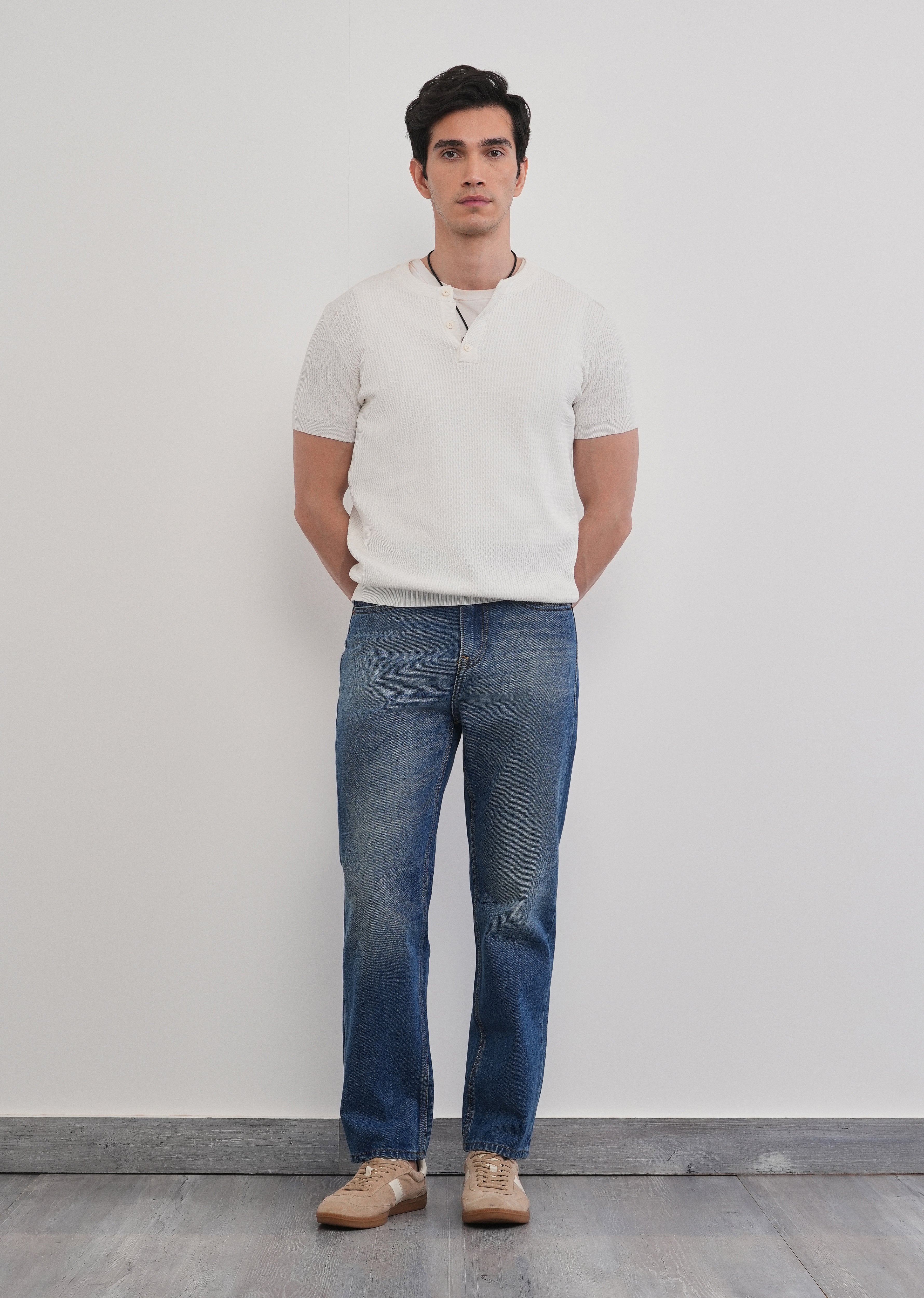 Urban Blue Slim Straight Jeans
