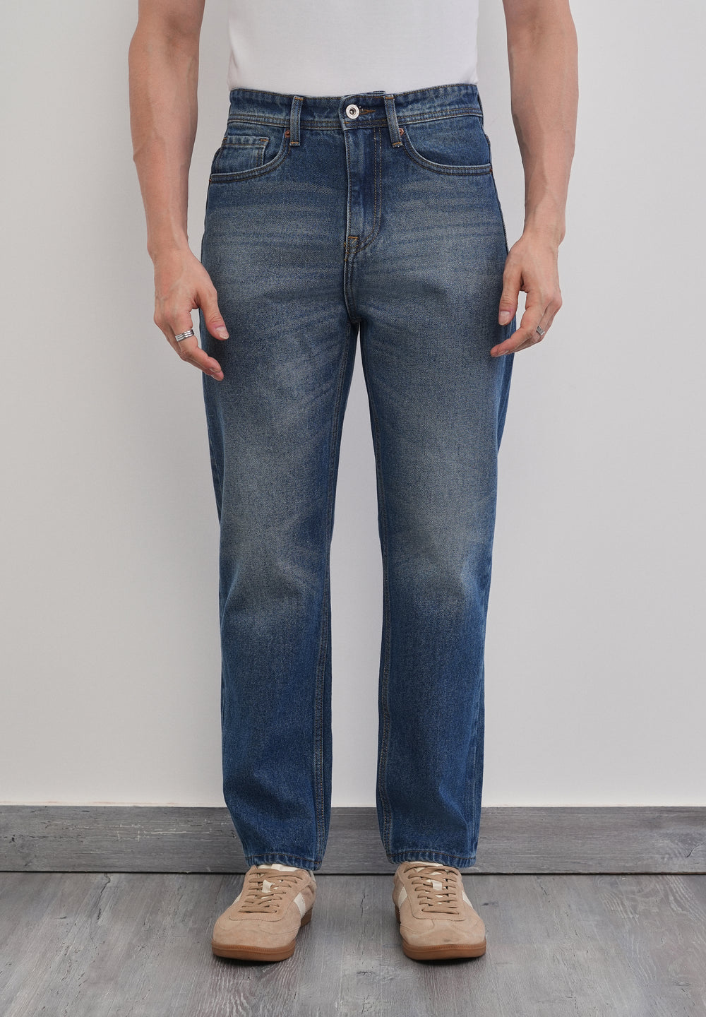 Urban Blue Slim Straight Jeans