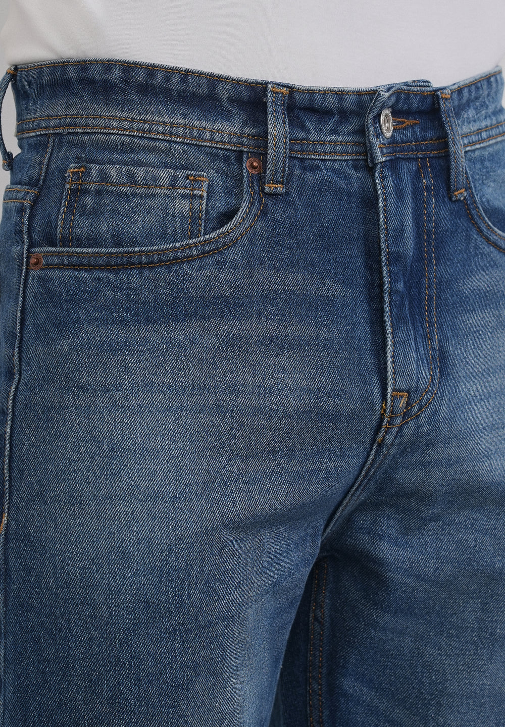 Urban Blue Slim Straight Jeans