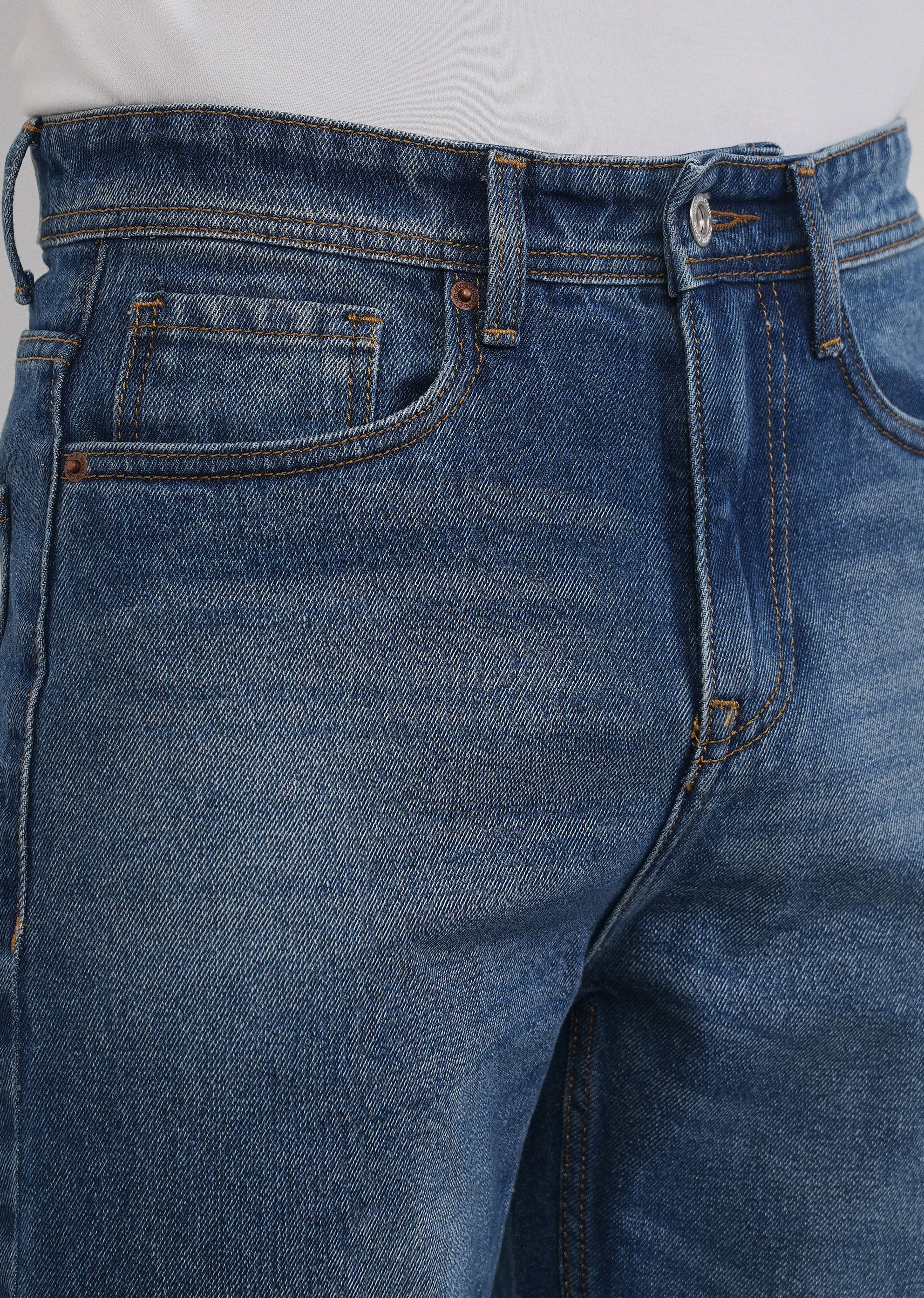 Urban Blue Slim Straight Jeans