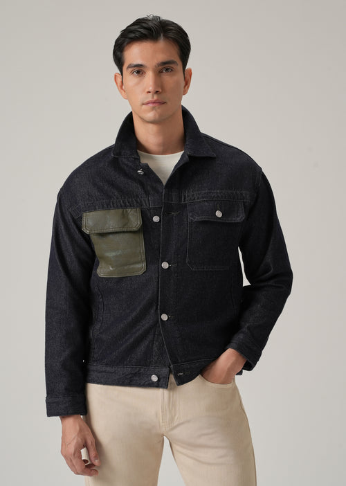 Utility Pocket Denim Jacket