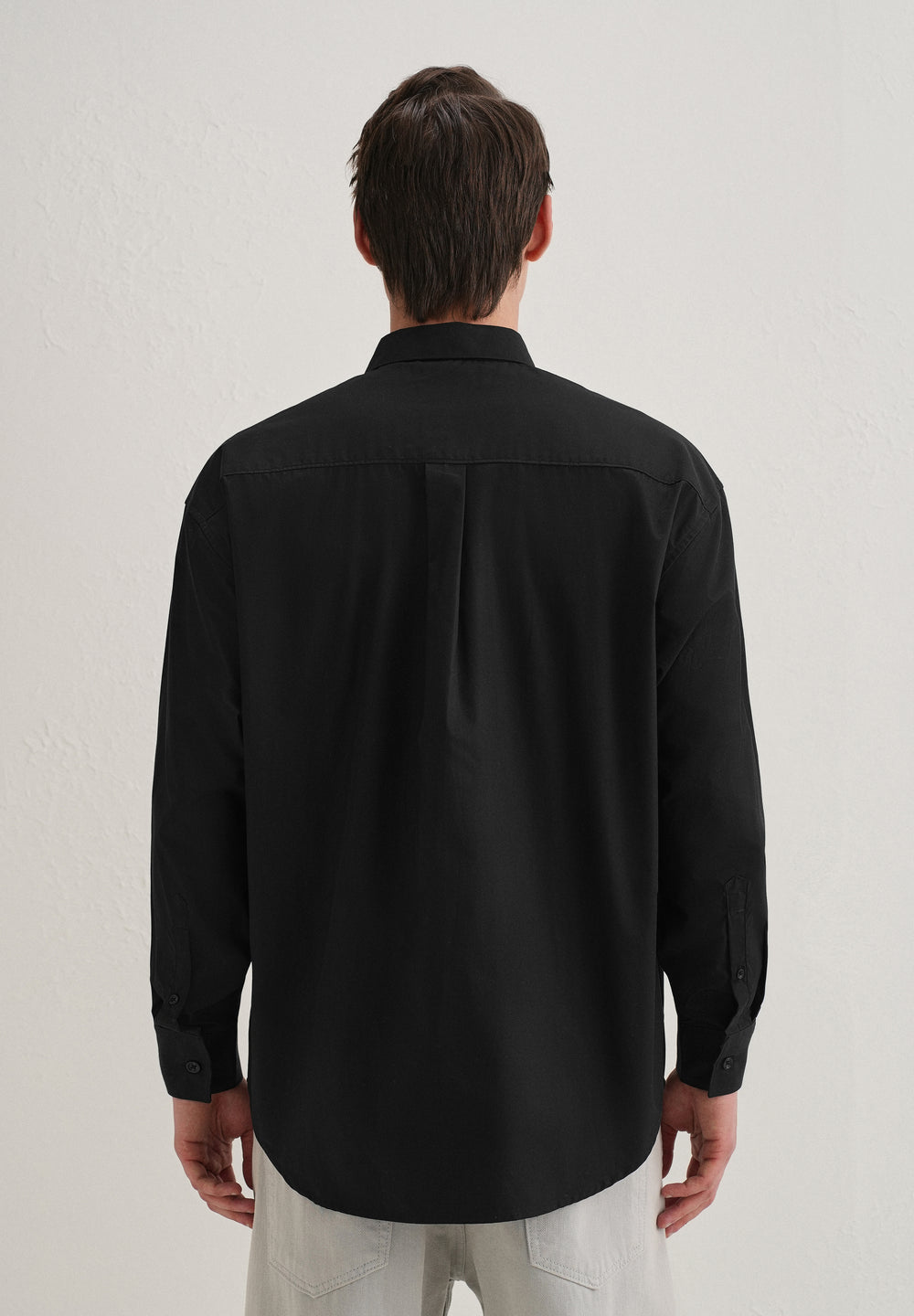 Black Valentine Note Cotton Shirt