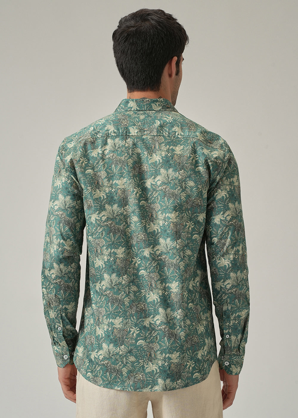 Vintage Botanical Print Shirt