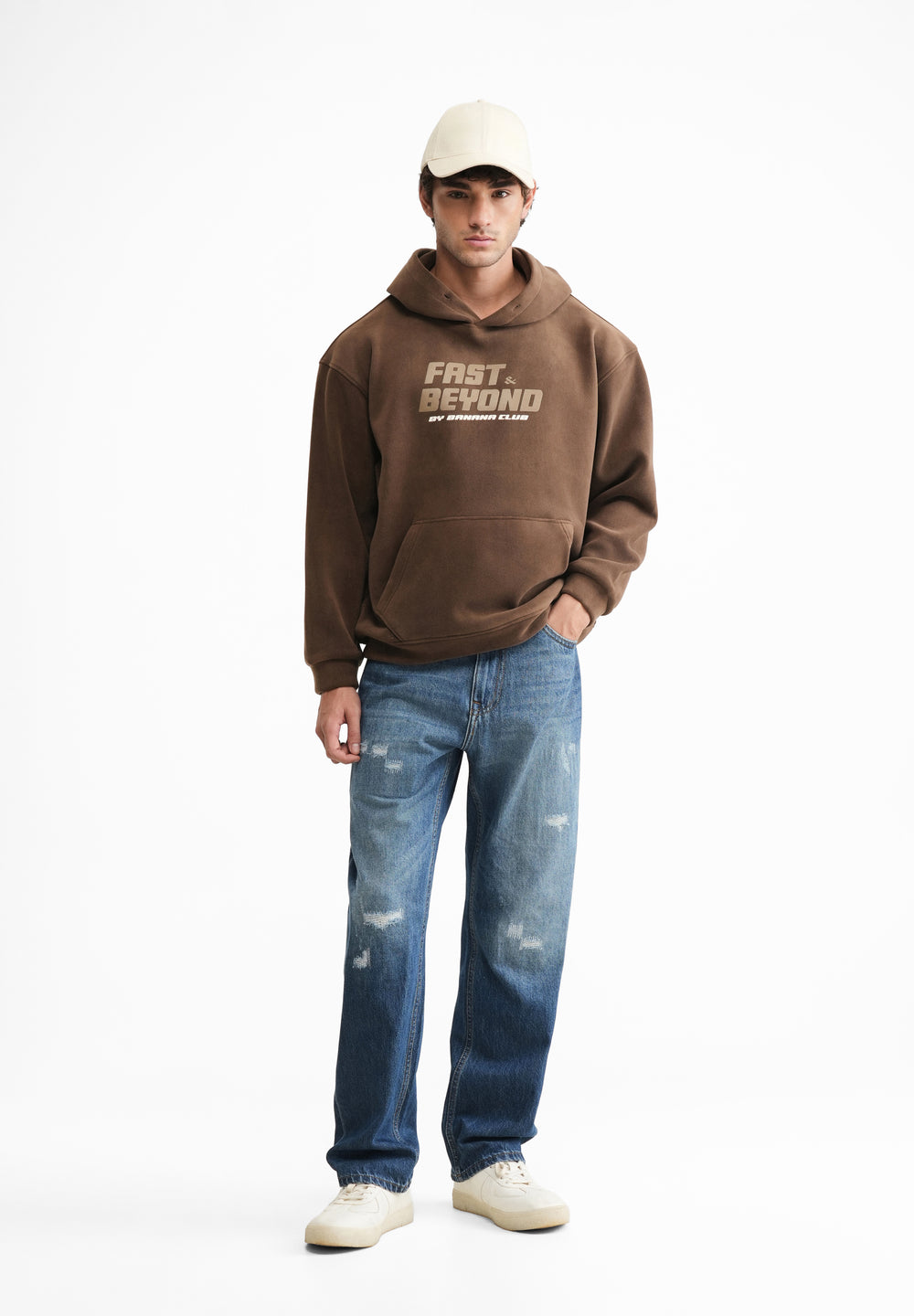 Vintage Mid Blue Slim Straight Jeans