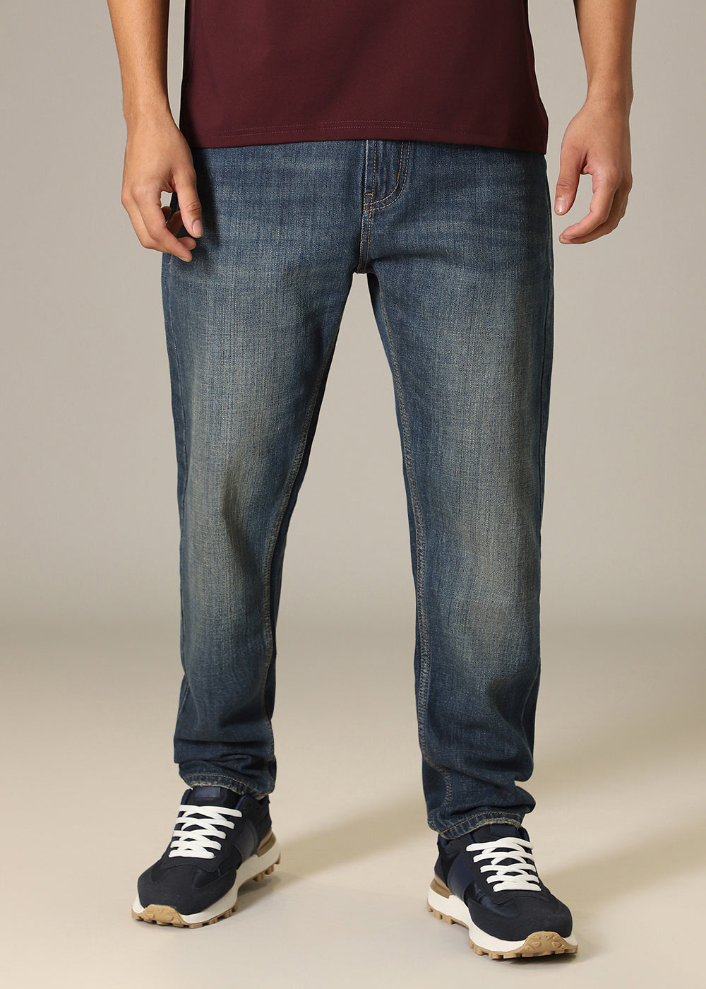 Vizer Blue Slim fit Jeans