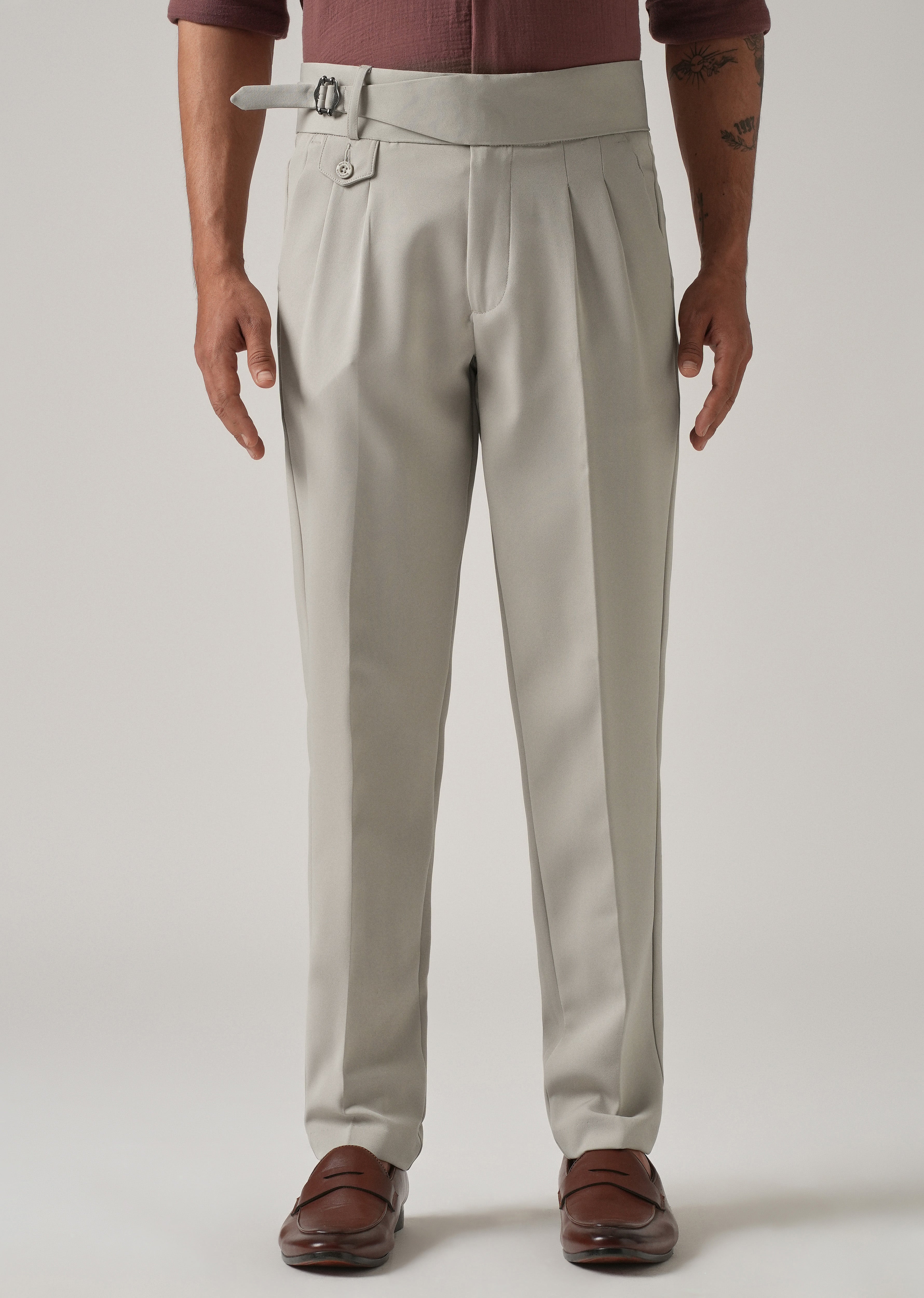 Warm Grey Gurkha Pant