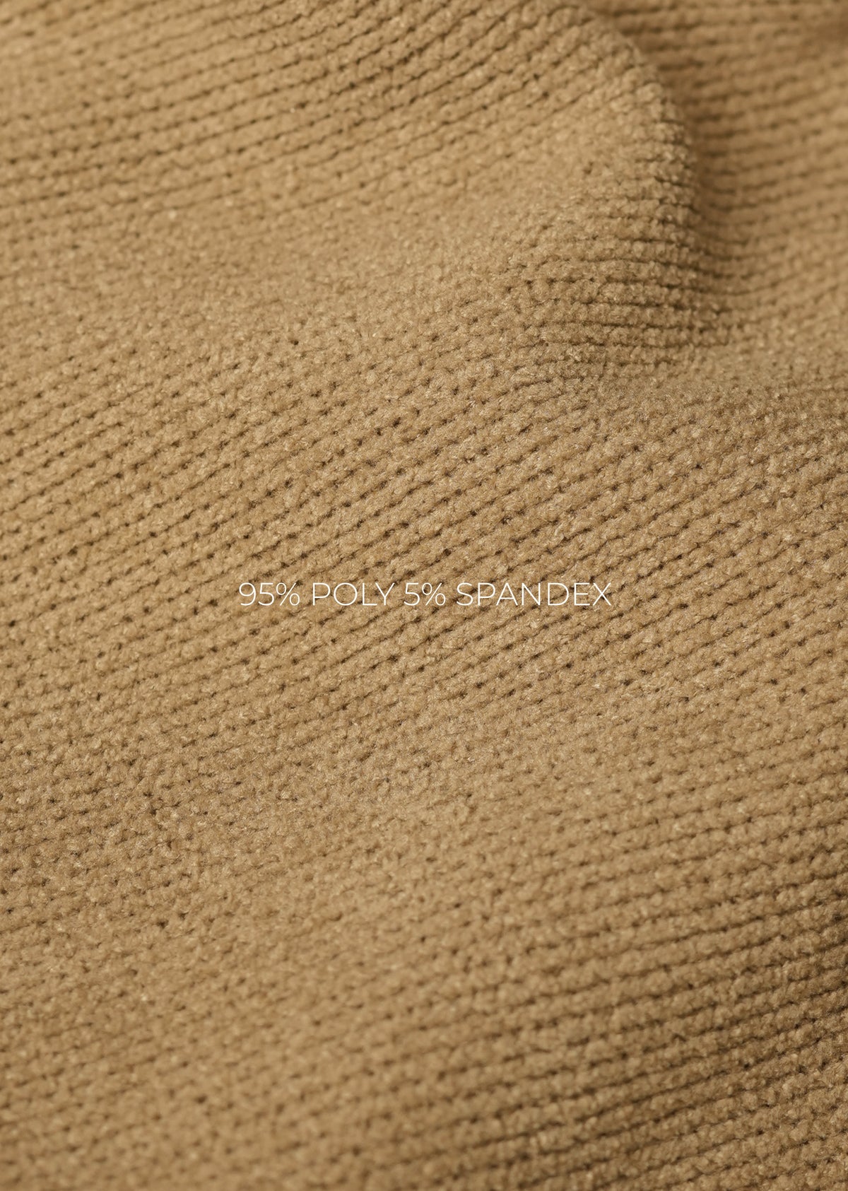 Tan Ribbed Stretch Gurkha Pant