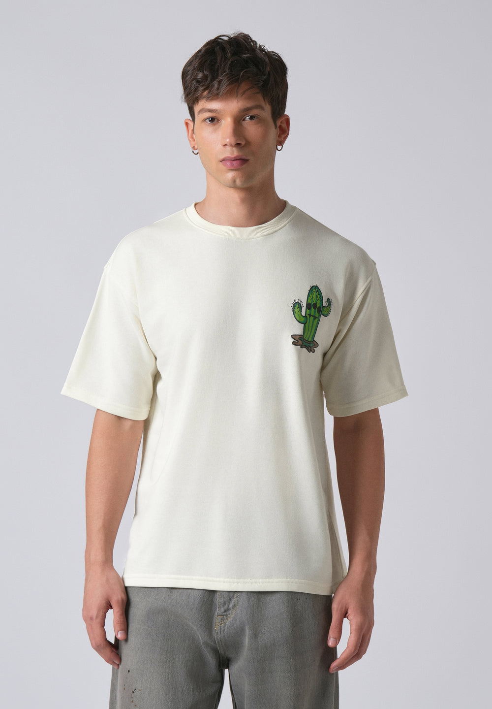 Warm White Oversized T-shirt