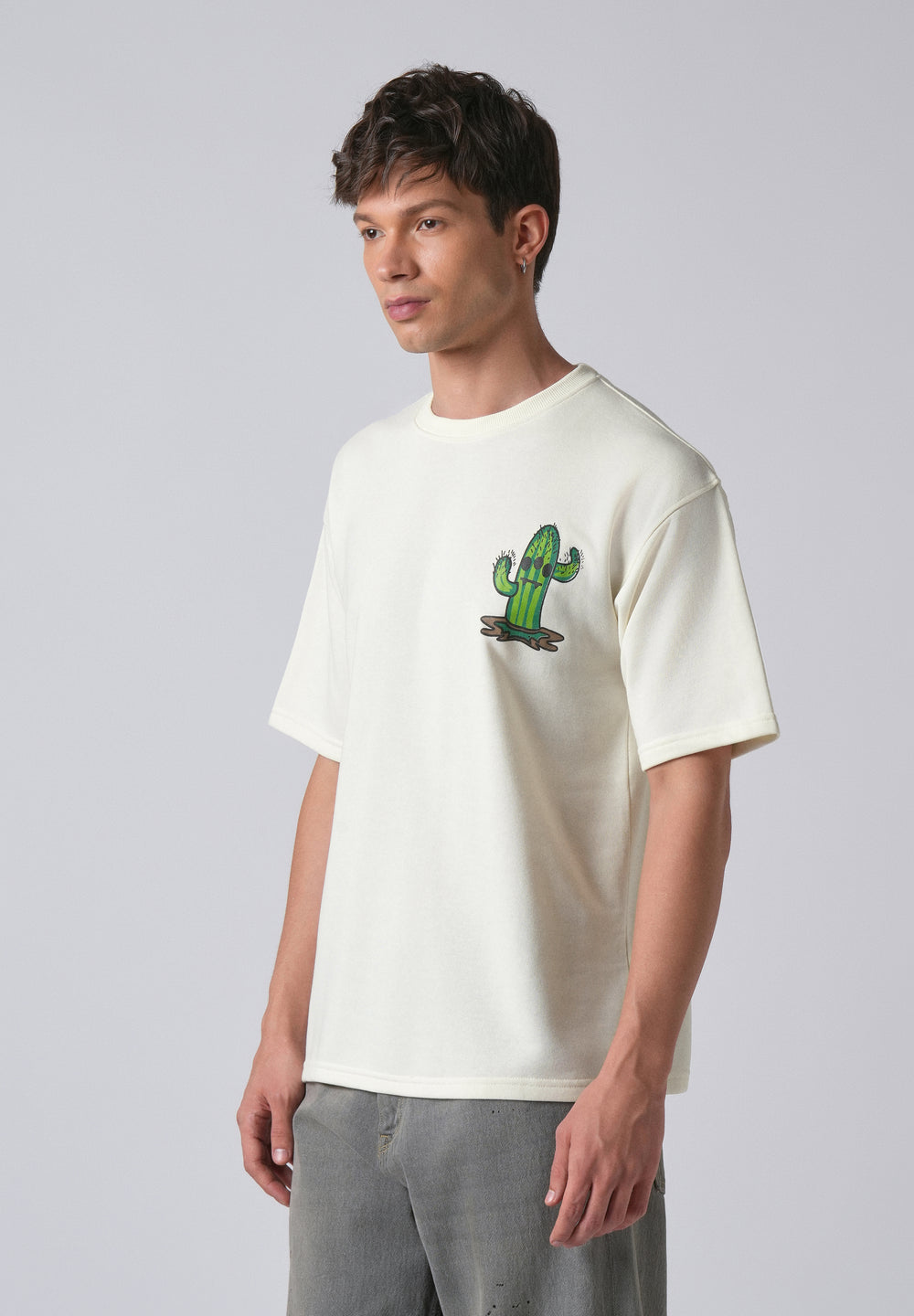 Warm White Oversized T-shirt