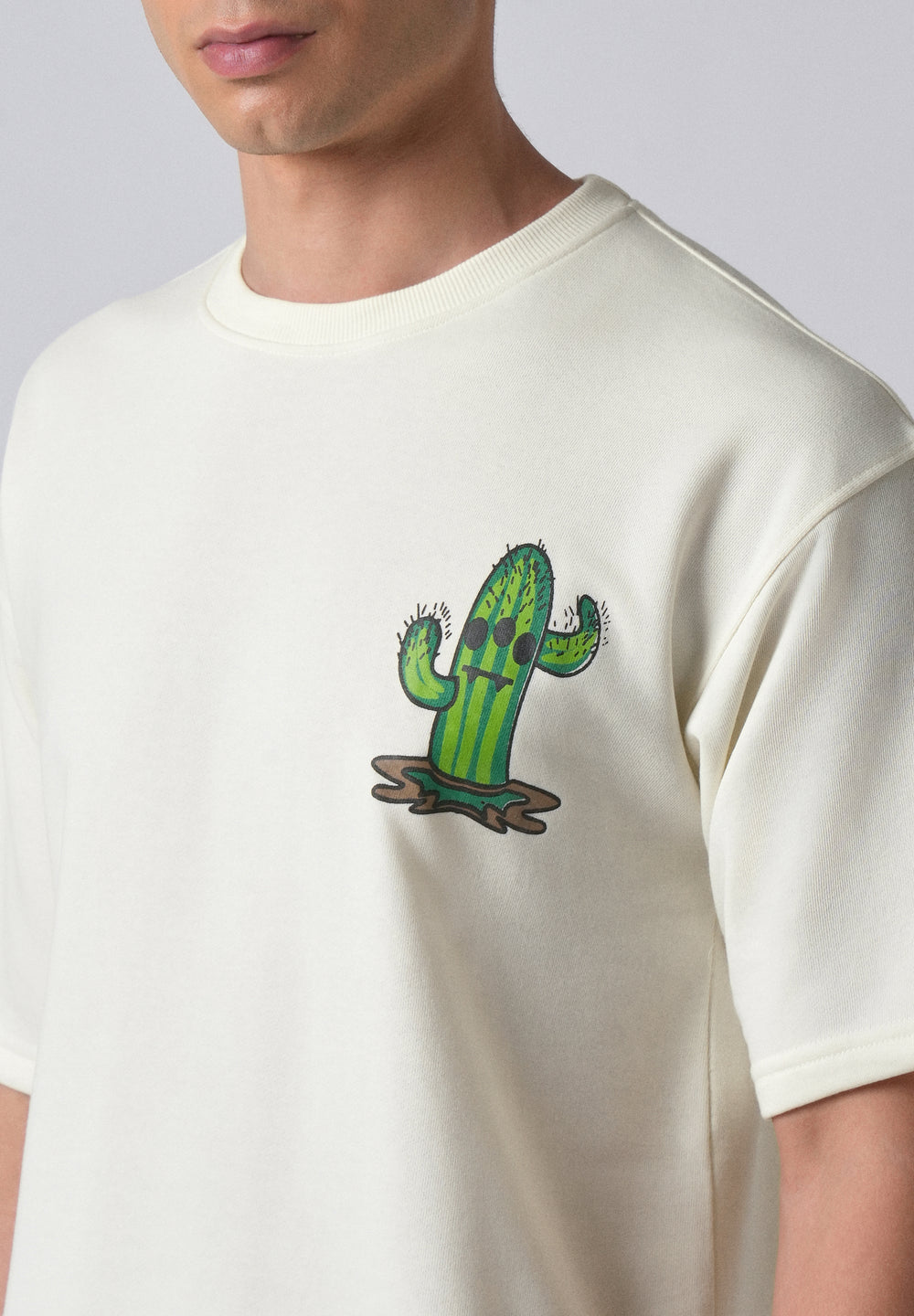 Warm White Oversized T-shirt