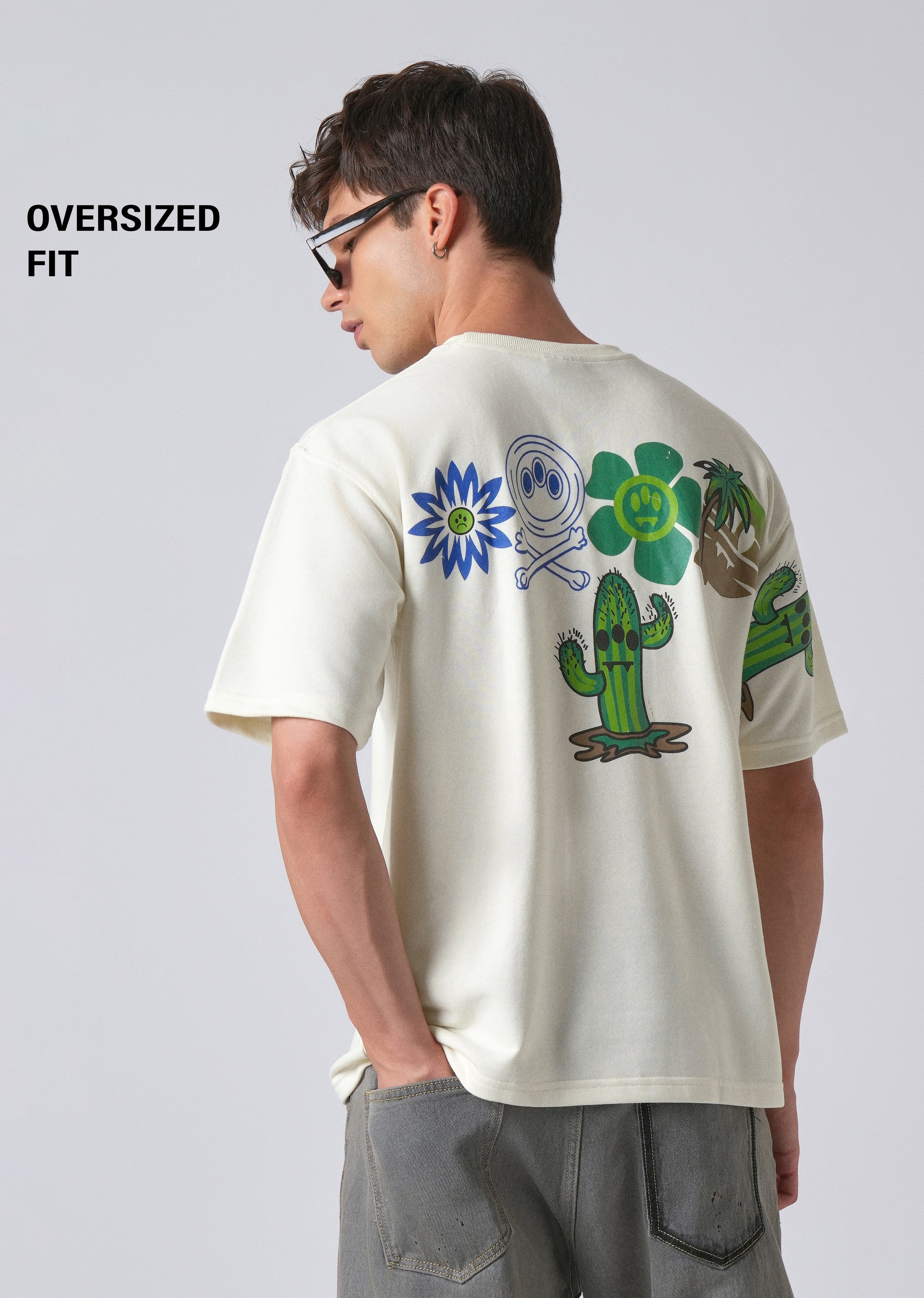 Warm White Oversized T-shirt