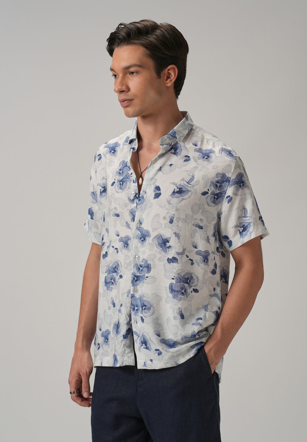 Wash Flora Printed Shirt