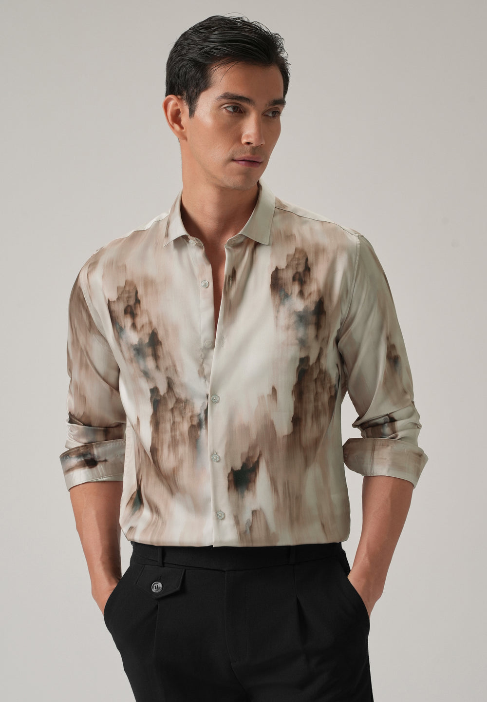Watercolor Print Shirt