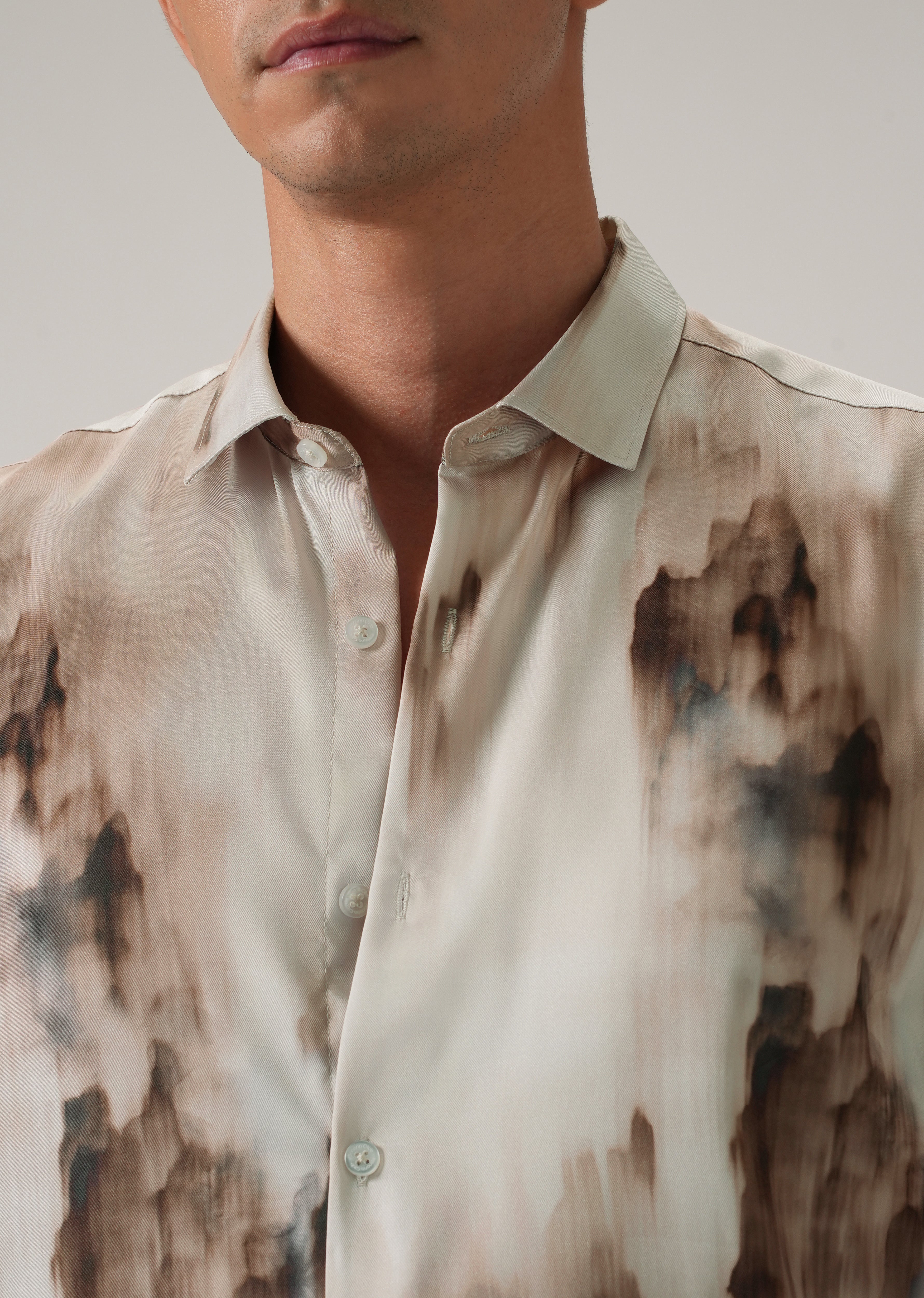 Watercolor Print Shirt