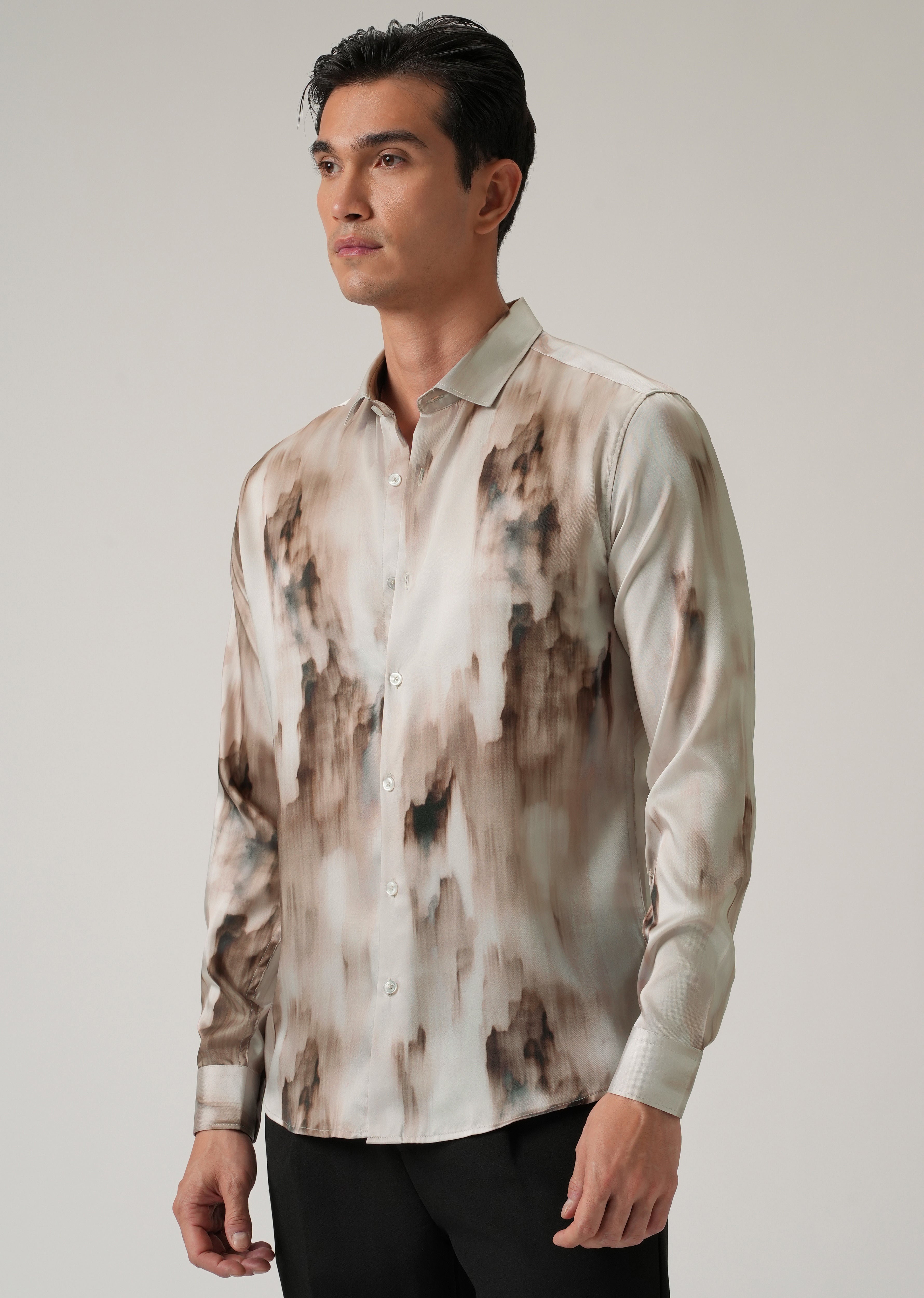 Watercolor Print Shirt