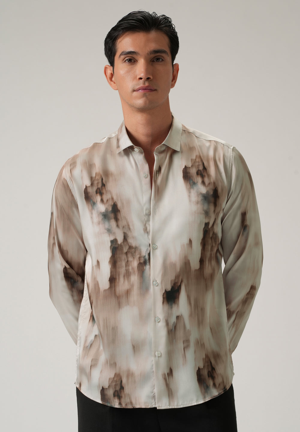 Watercolor Print Shirt