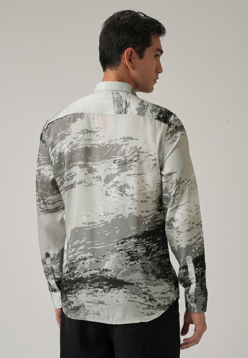 Watercolor Wash Print Shirt