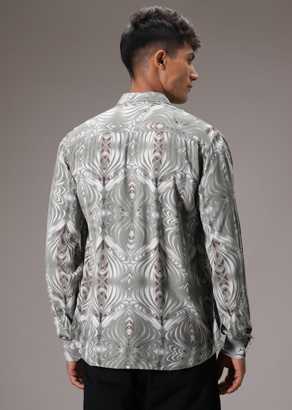 Wave Green Feather Shirt
