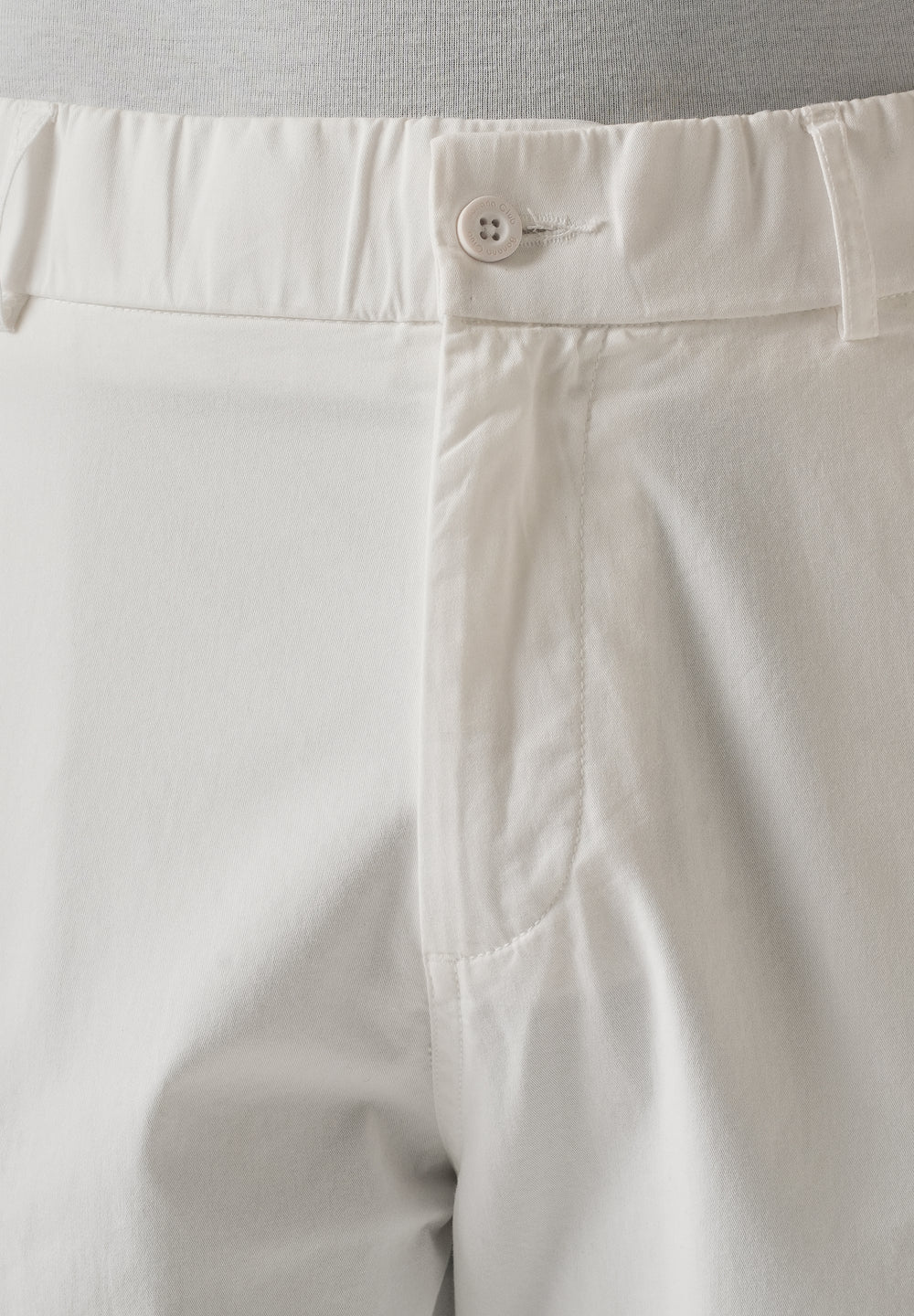 Baggy Fit White Chinos