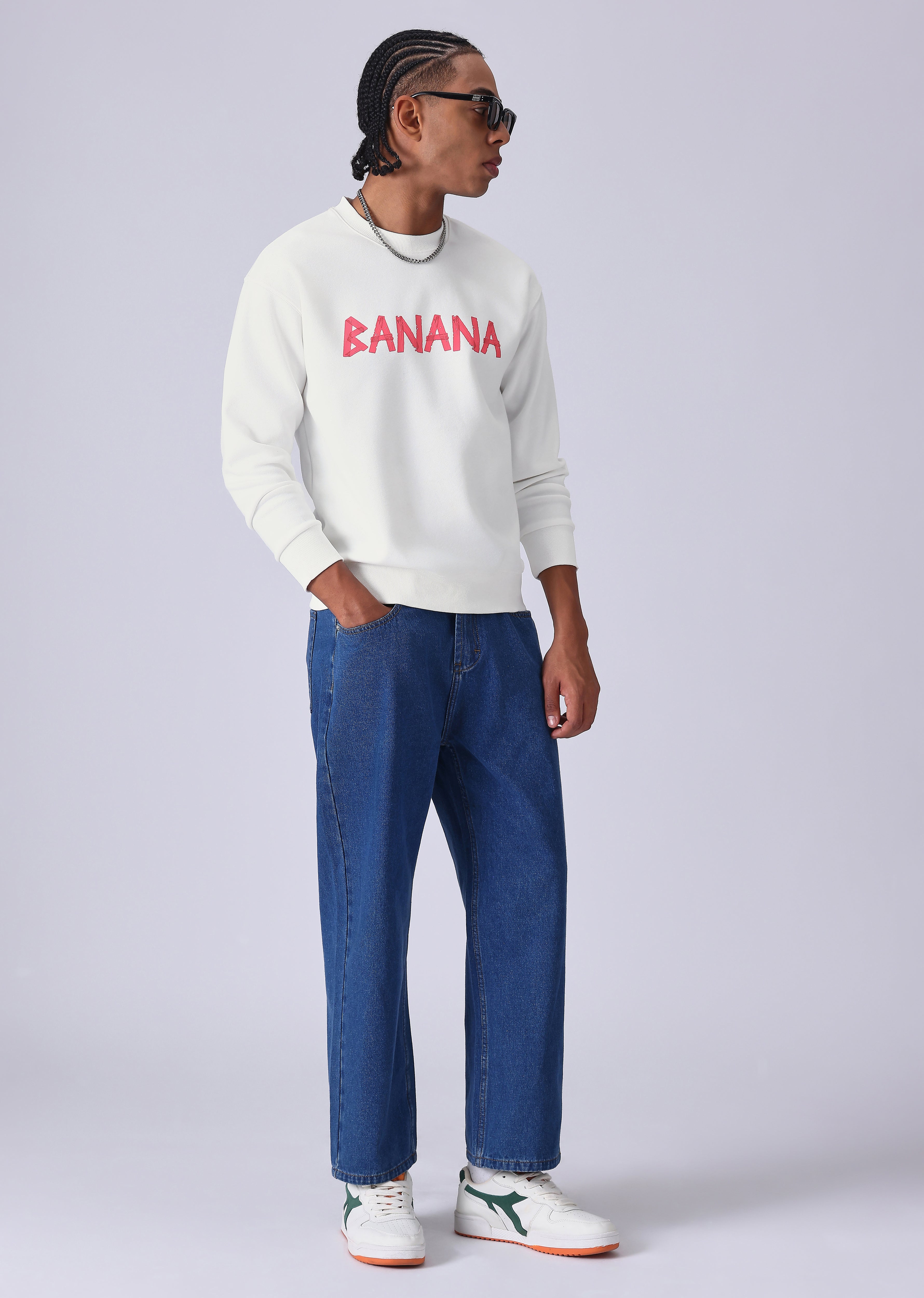 White Banana Club Sweatshirt