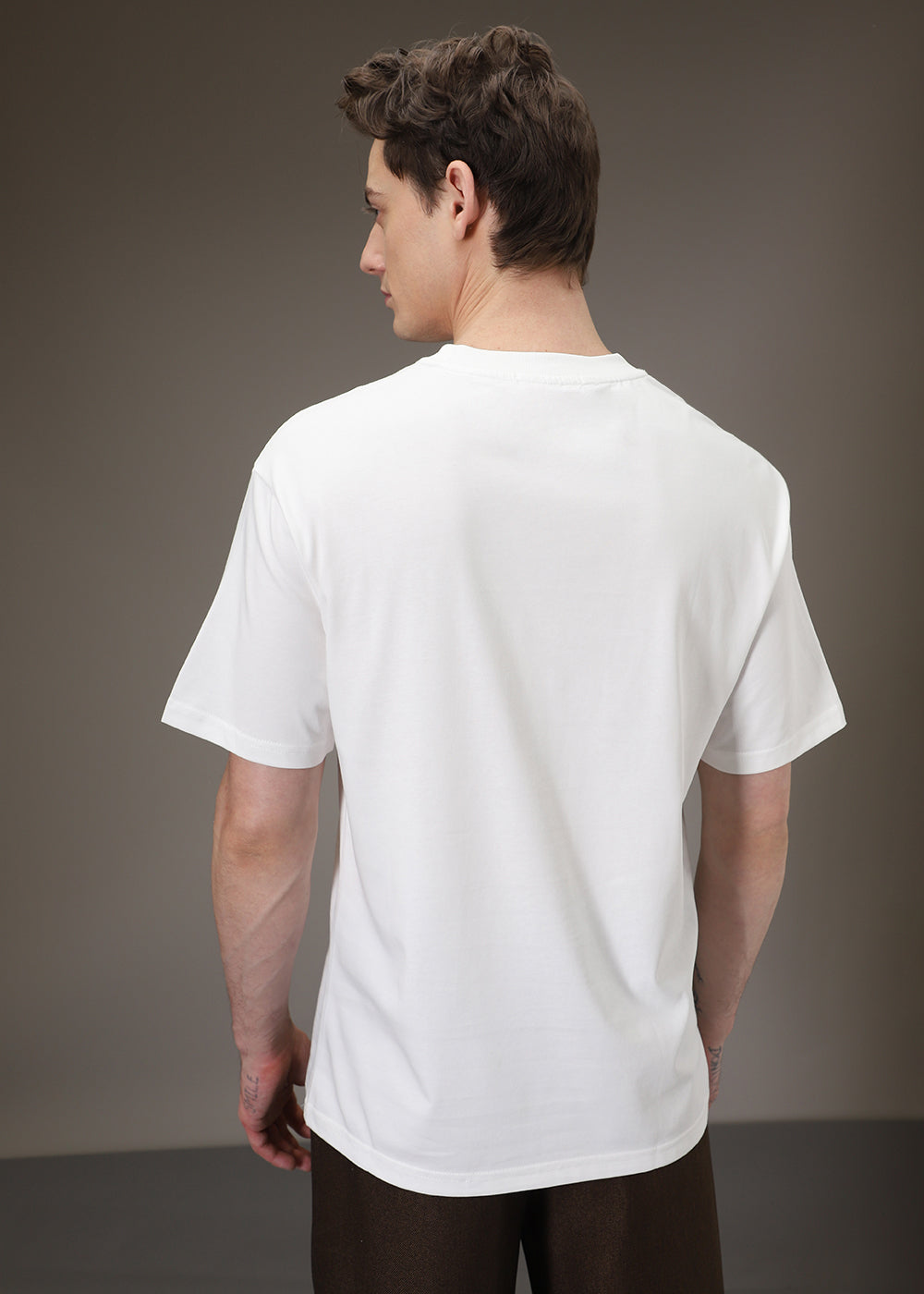 White Basic Oversized T-shirt