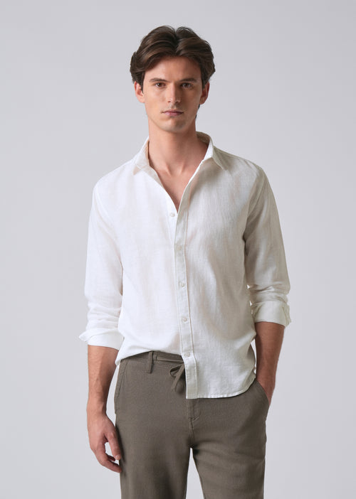 White Linen Shirt