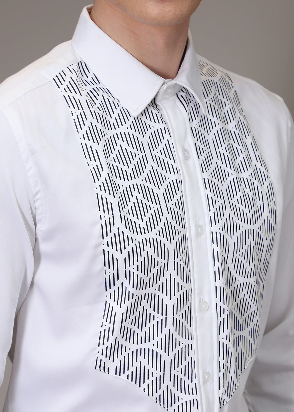 White Cocktail Designer Shirt