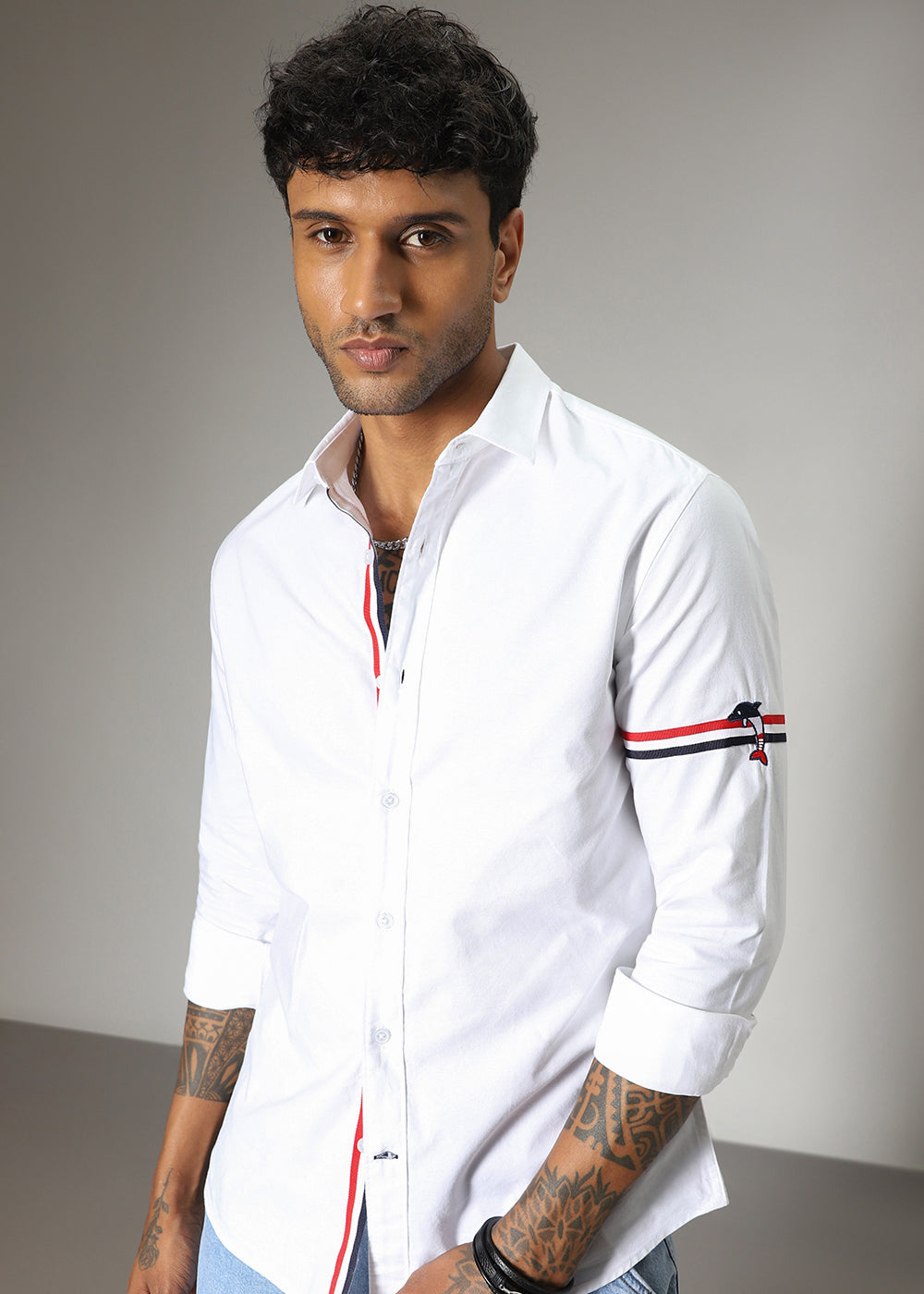 White Dolphin Oxford Shirt