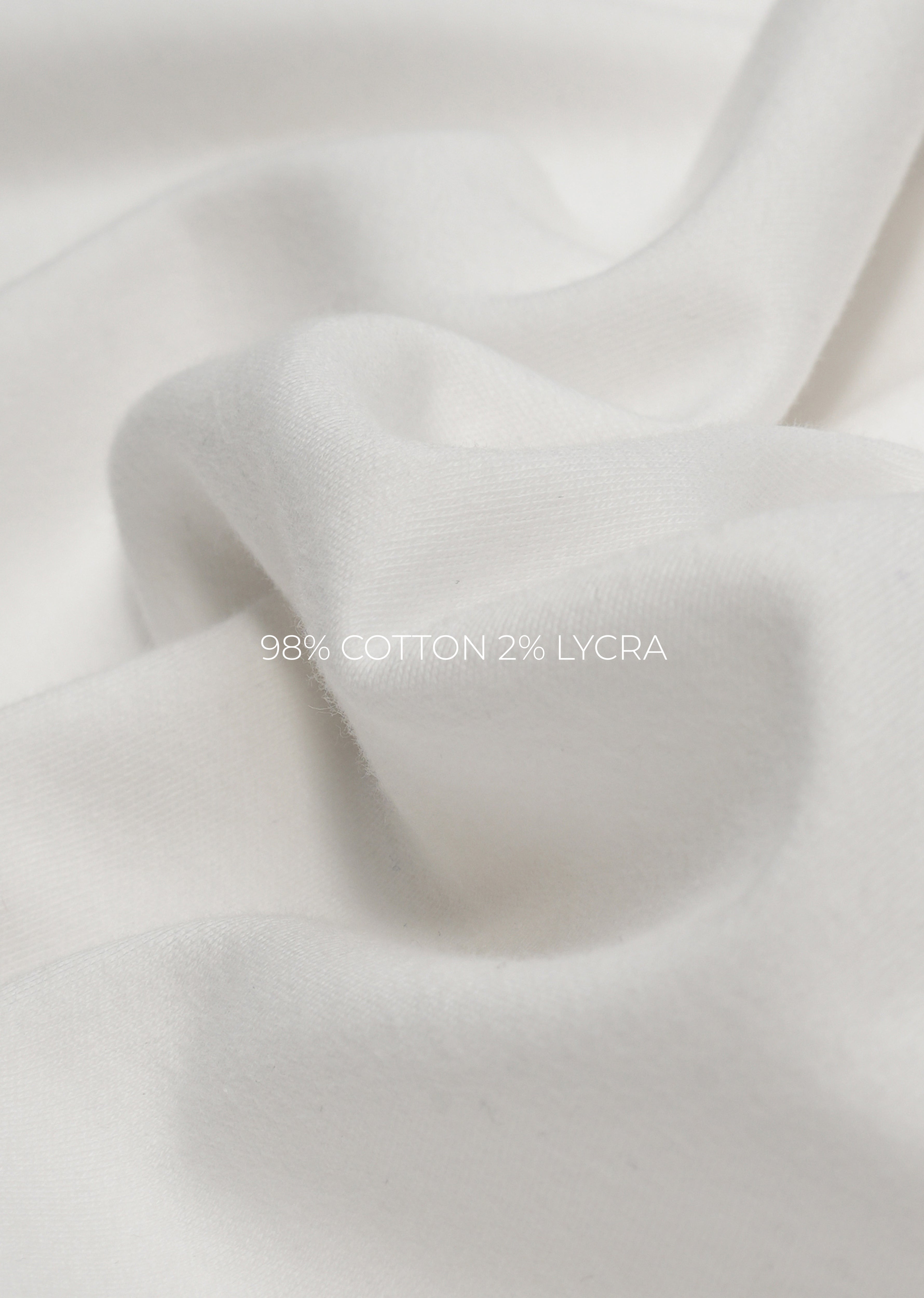 White Elasticated Relaxed Fit Cargo Pant