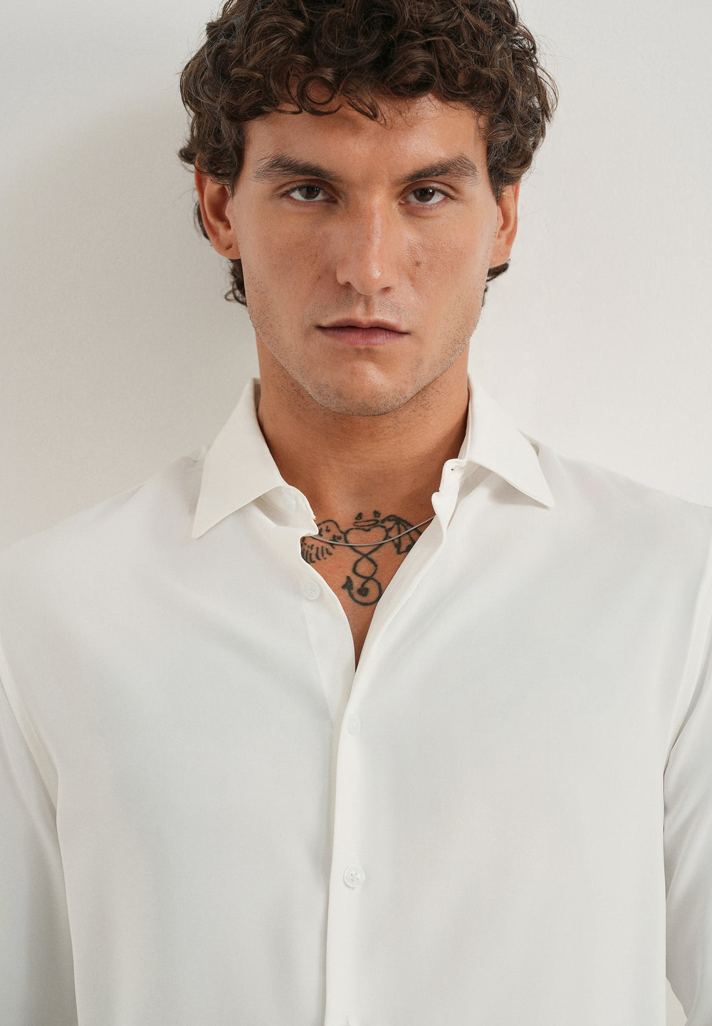 White Fluid Soft Shirt