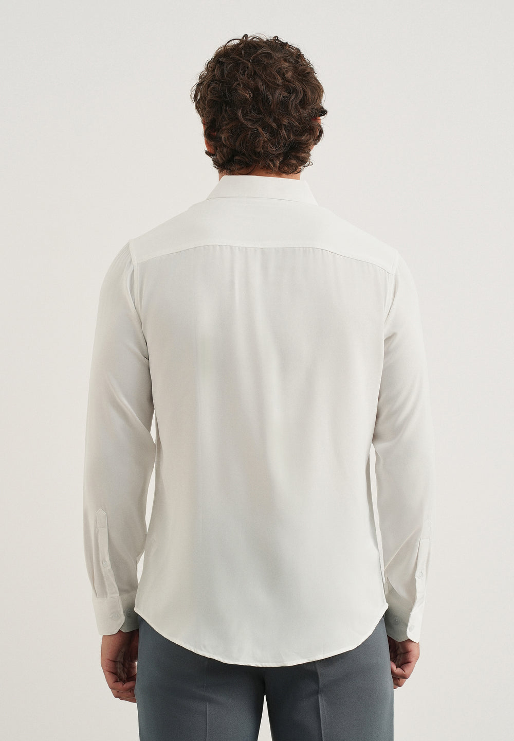 White Fluid Soft Shirt