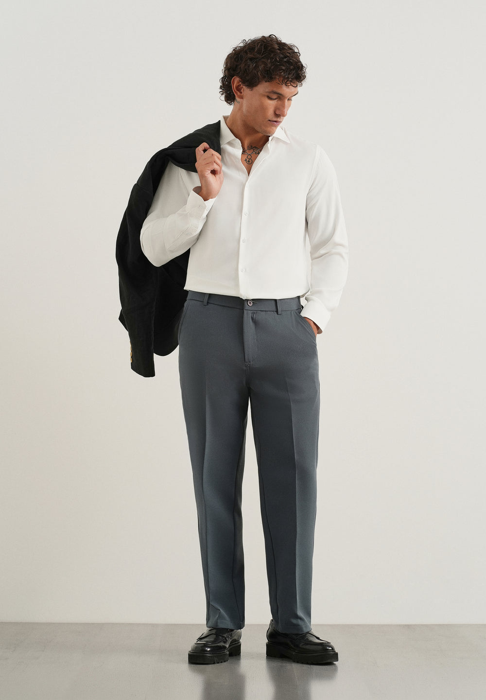 White Fluid Soft Shirt