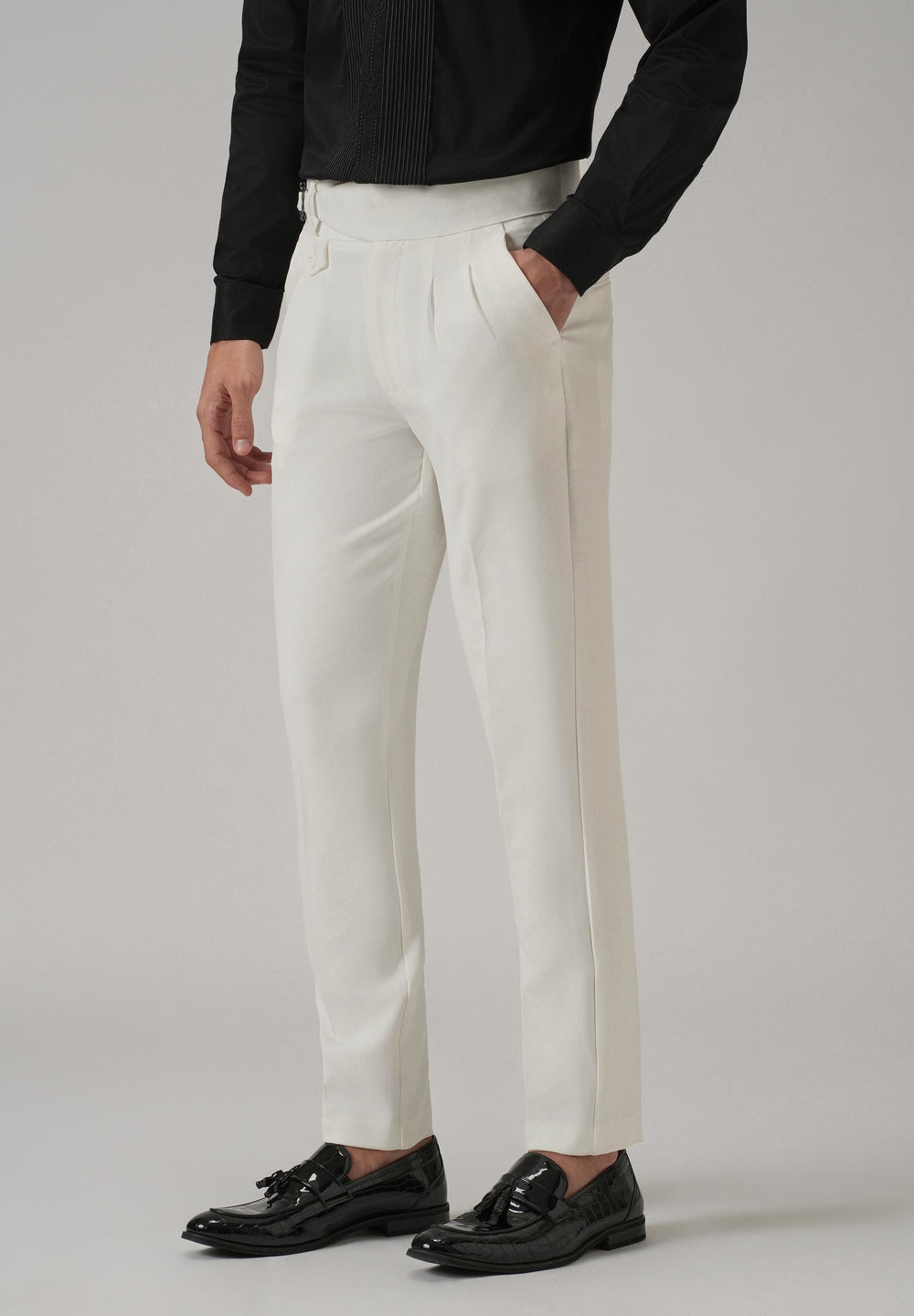 White Gurkha Pant