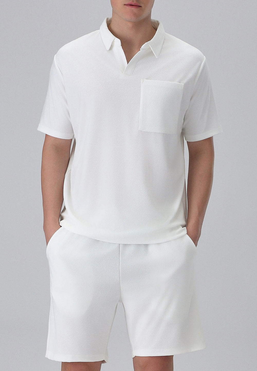 White Knitted Co-ord Set