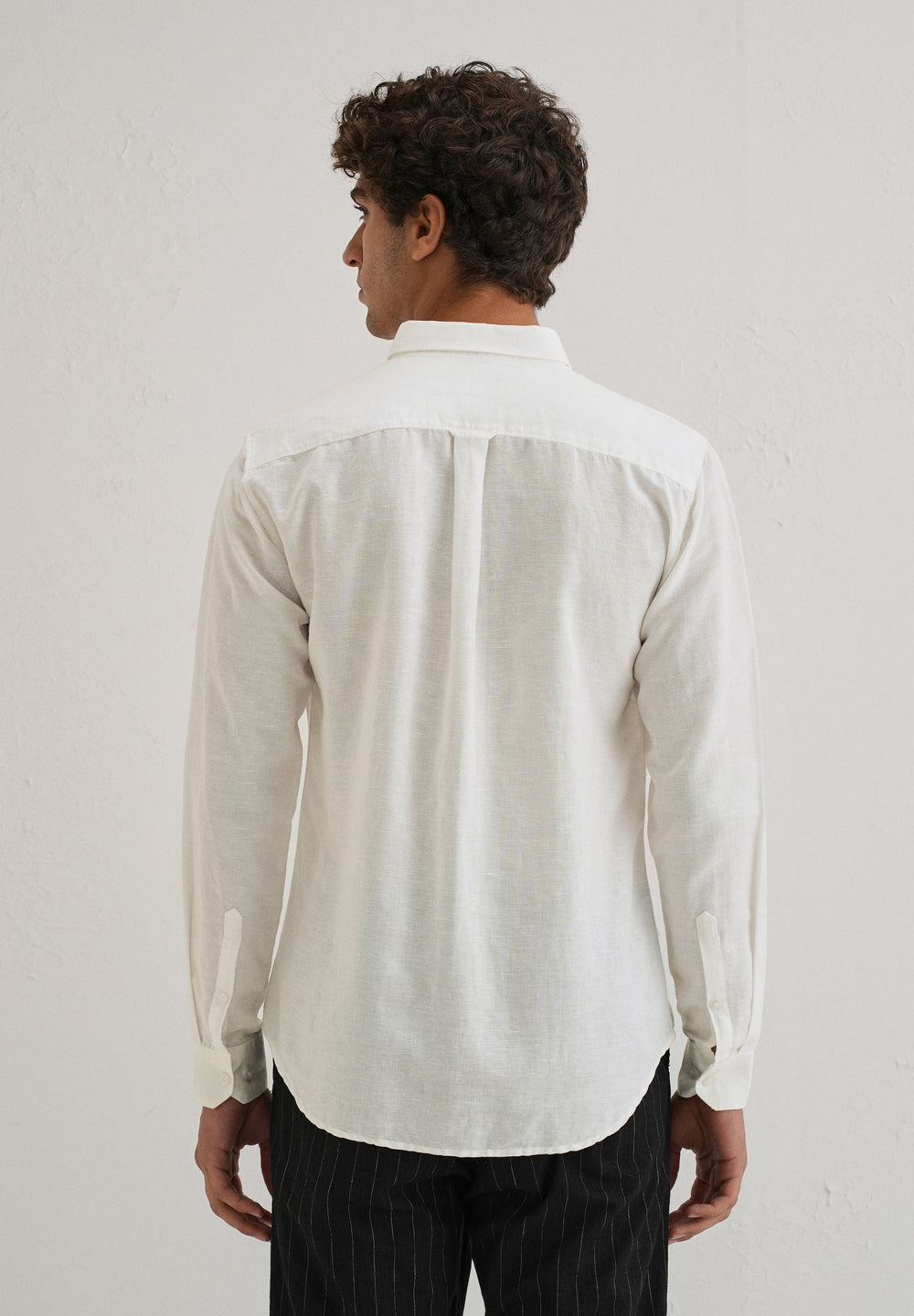 White Linen Shirt